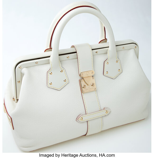 Louis Vuitton Louis Vuitton L'Ingenieux White Suhali Goatskin