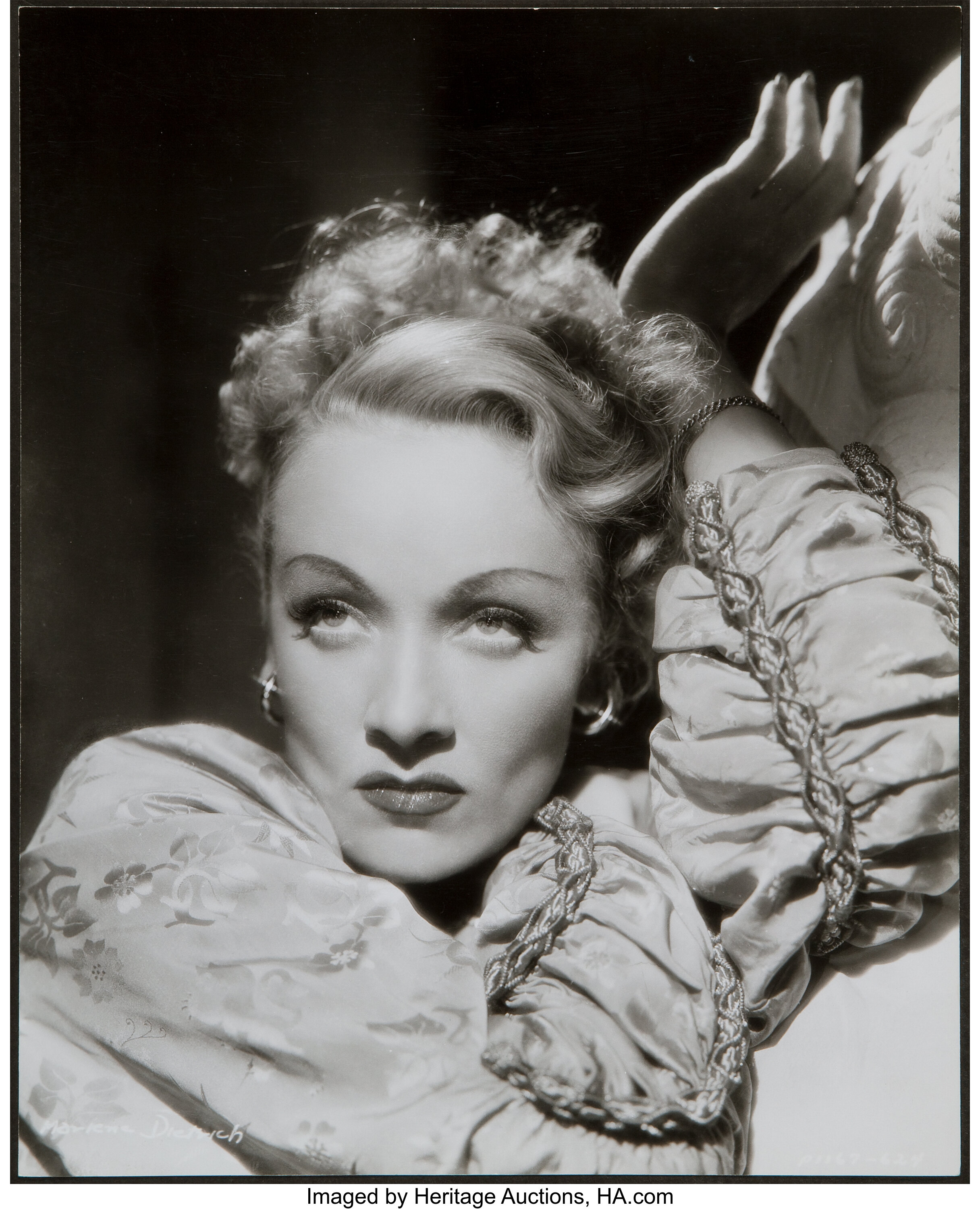 Marlene Dietrich (1980s). Restrike Portrait Photo (8