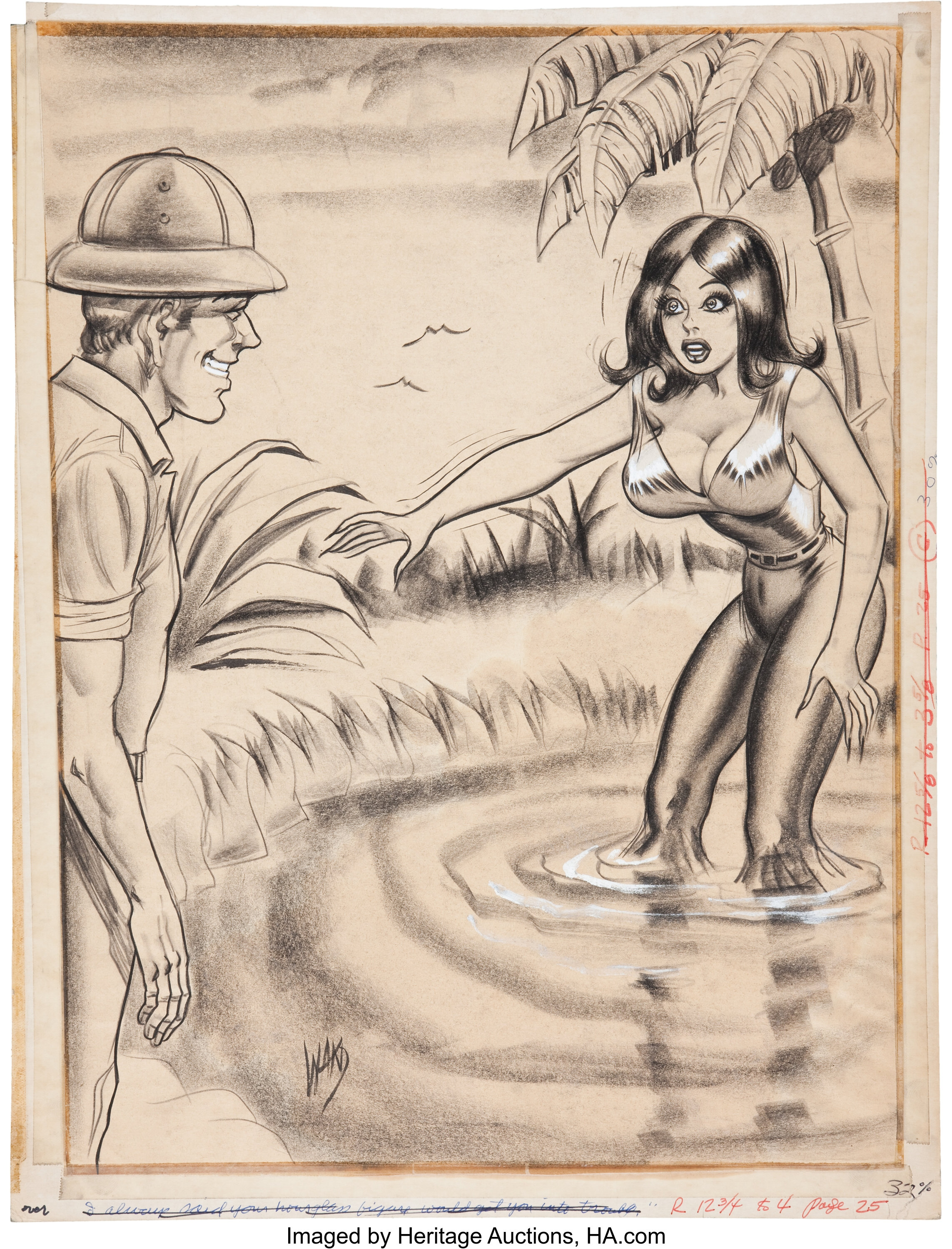 Bill Ward Humorama Cartoon Illustration Original Art Humorama Lot 14761 Heritage Auctions 7787