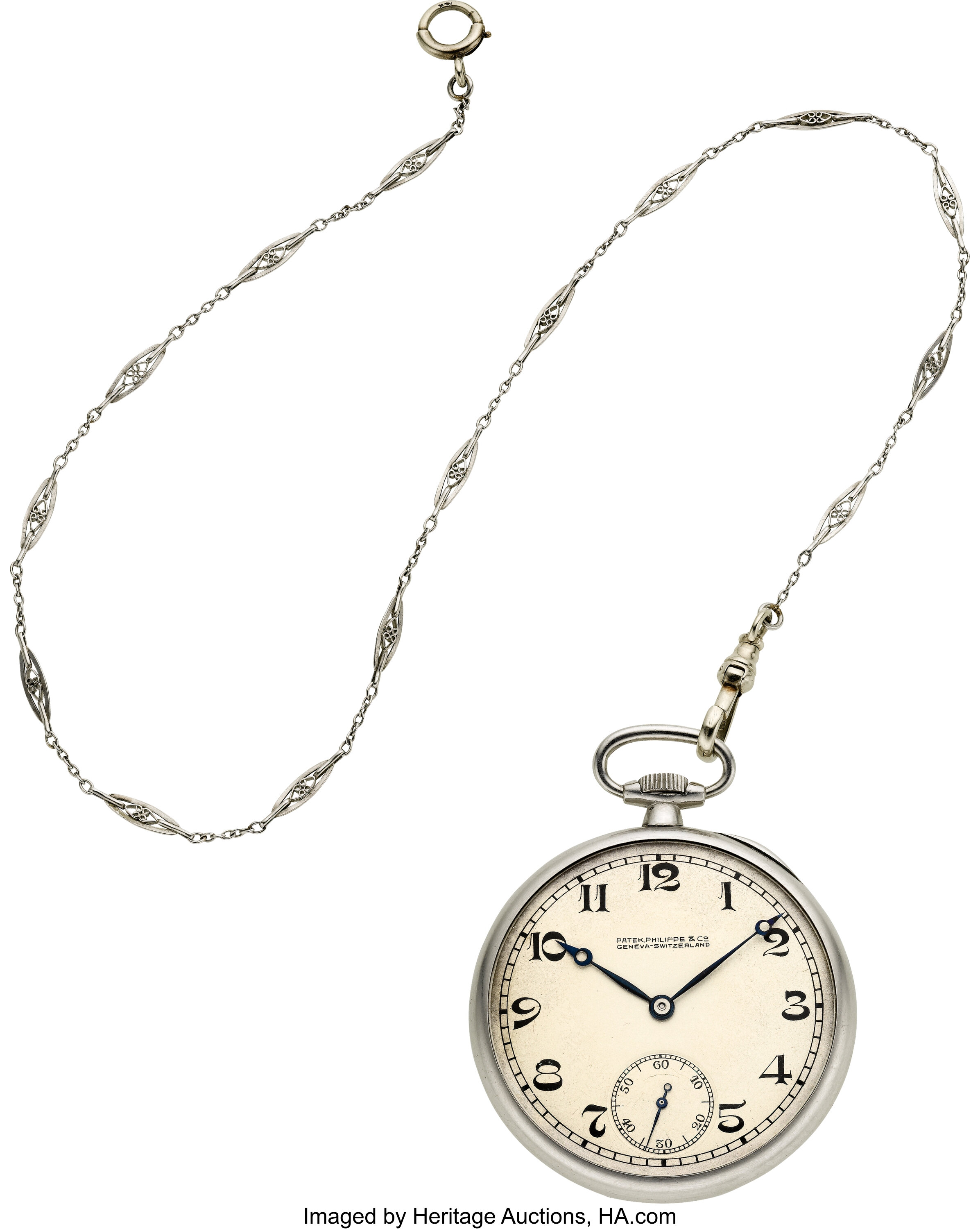 Pocket watch outlet with chain drawing