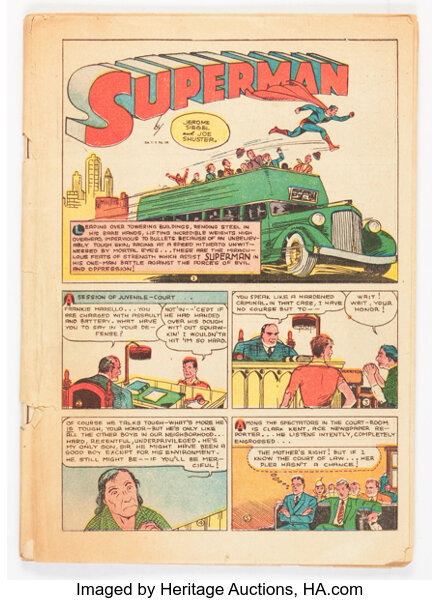 Golden Age (1938-1955):Superhero, Action Comics #8 Coverless (DC, 1939)....