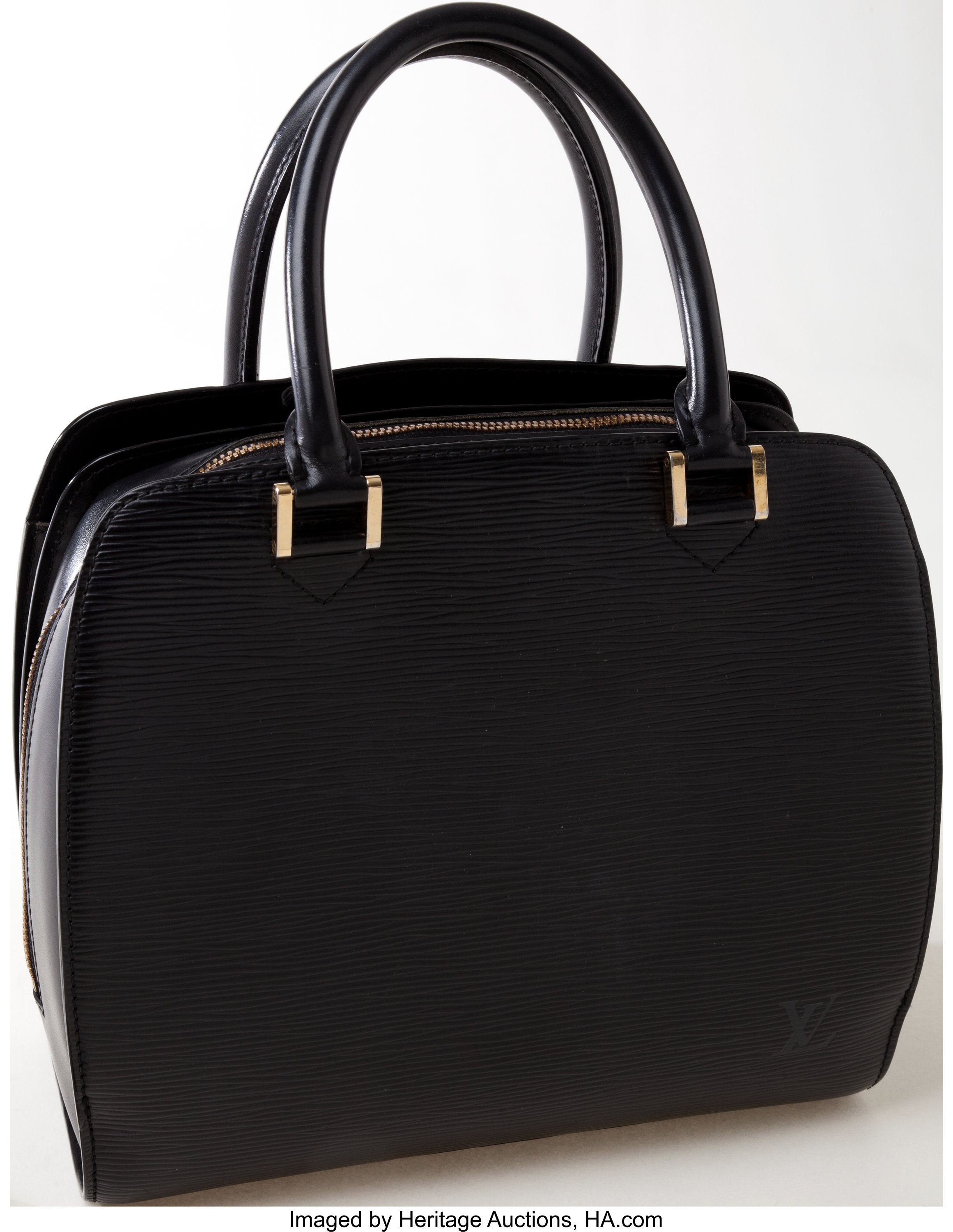 Heritage Vintage: Louis Vuitton Black Epi Leather Pont-Neuf Bag., Lot  #78014