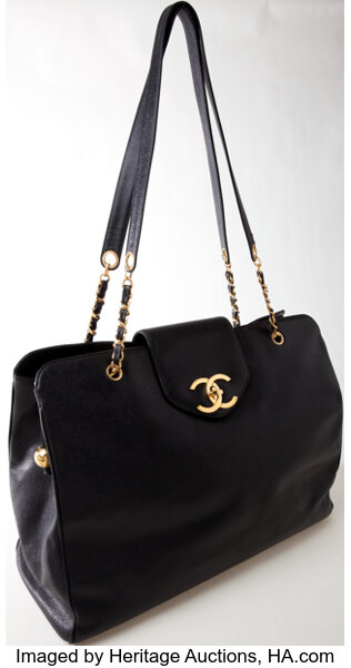 Handbags Chanel Rare Vintage Handbag Chanel Timeless Trapeze Lined Face Duo Caviar Leather Bag