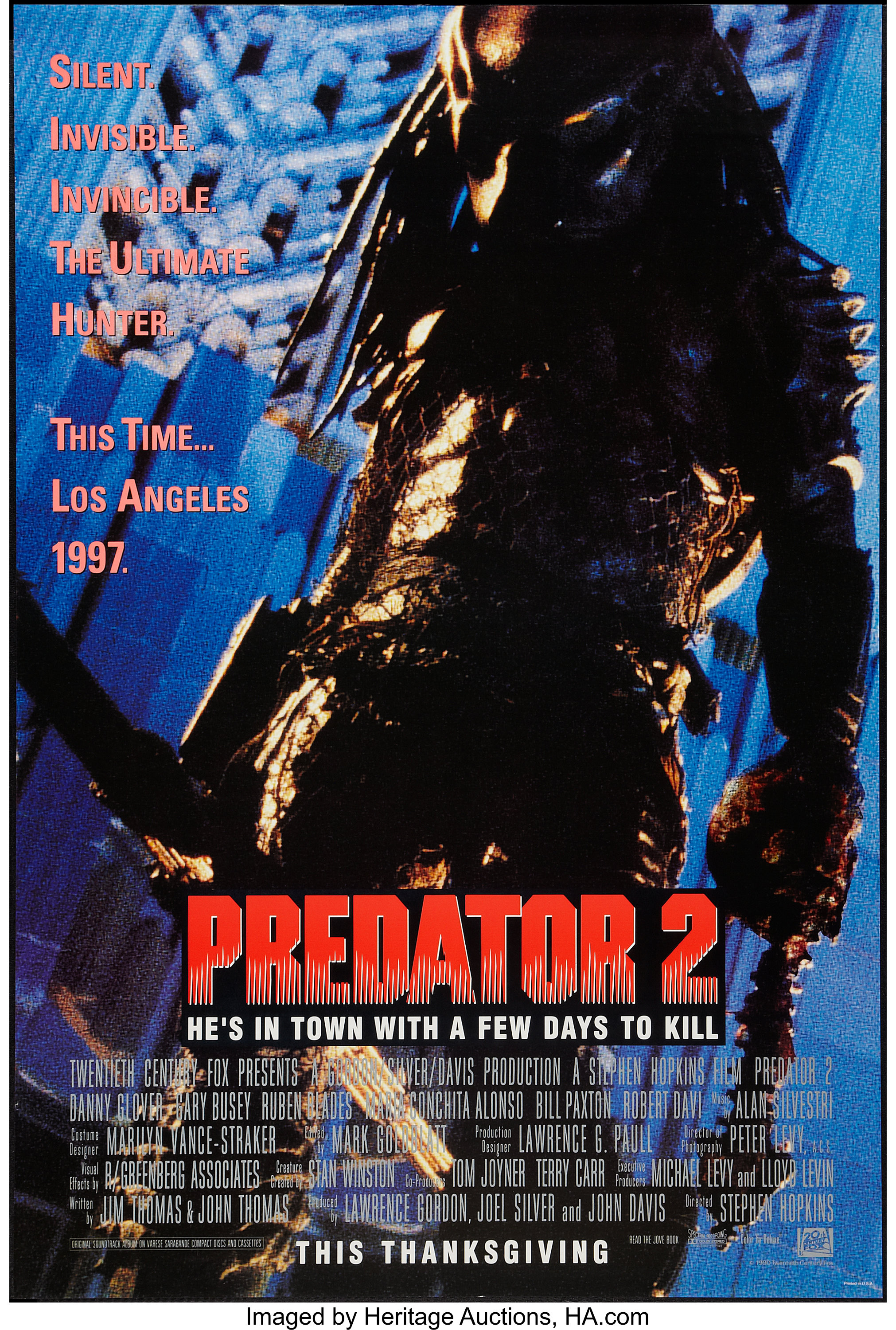 predator 2 movie poster