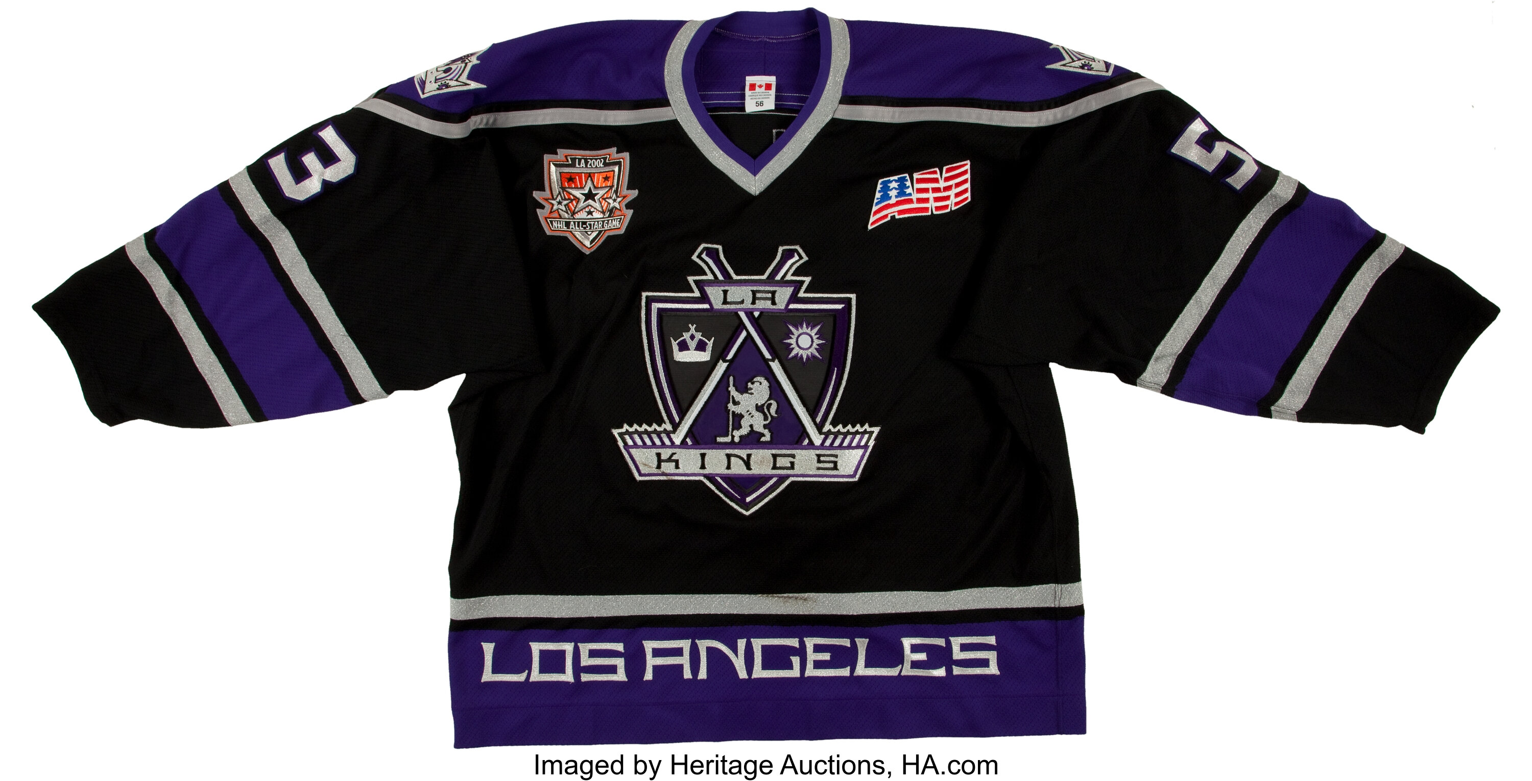 2001-02 Jason Holland Game Worn Los Angeles Kings Jersey - With, Lot  #40137