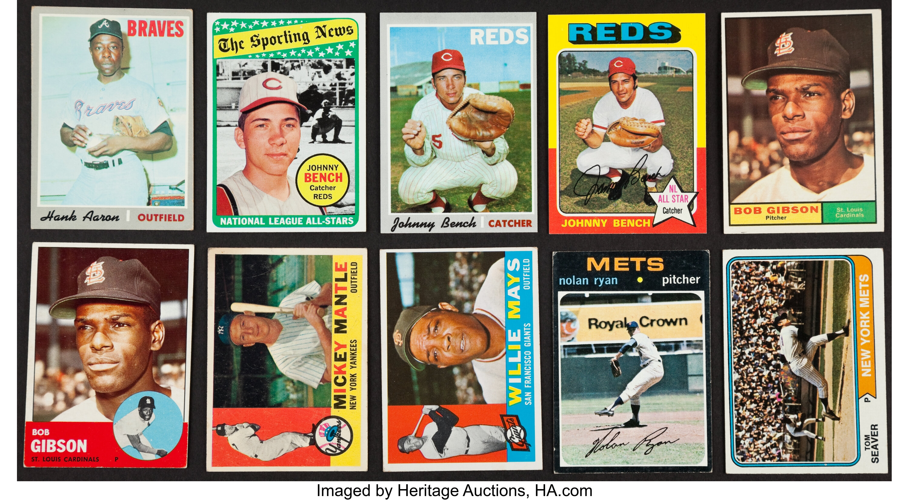 Sold at Auction: (Mint) 1975 Topps Johnny Bench #260 Baseball Card