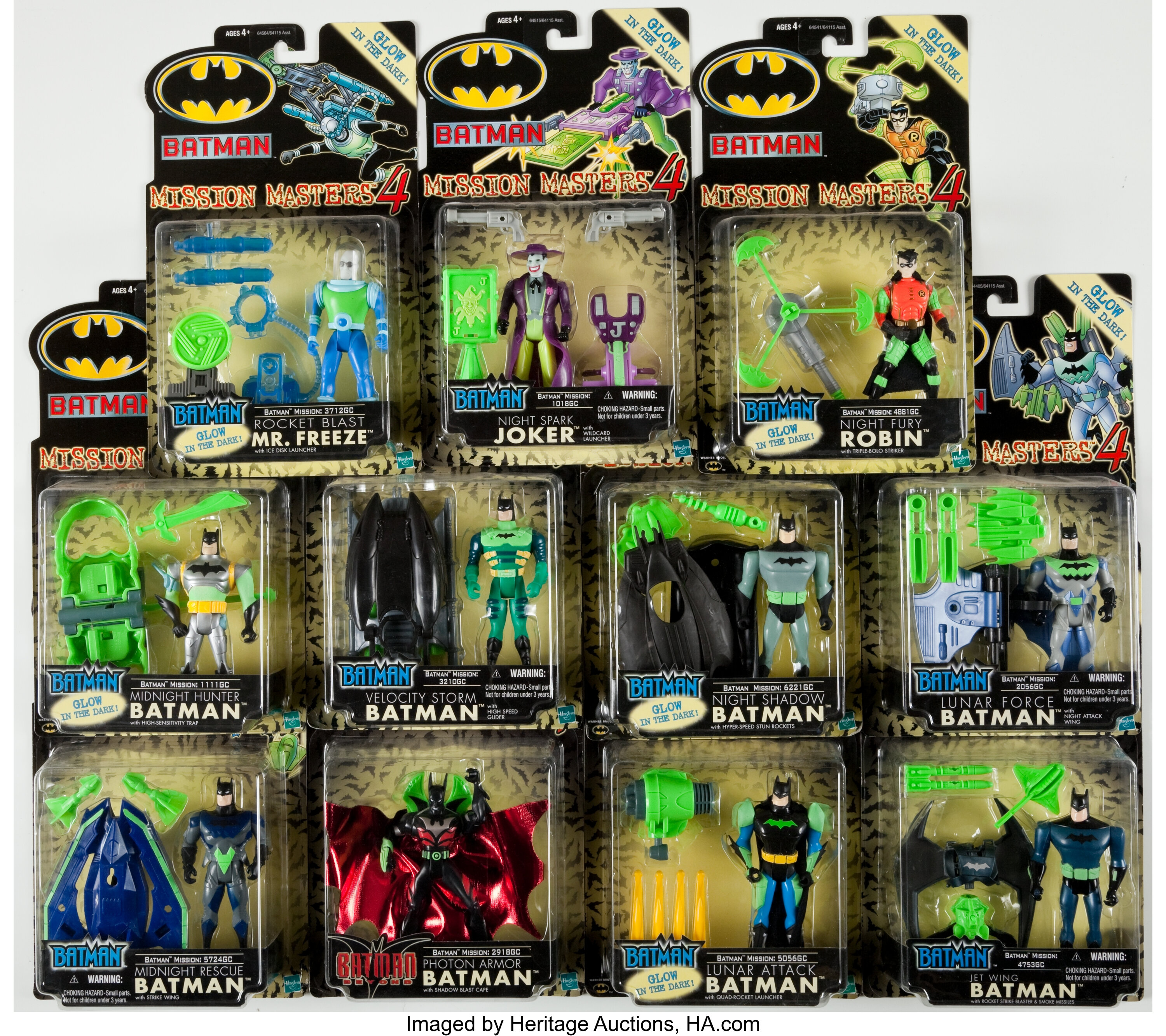 Batman Mission Masters 4 Action Figure Group (Hasbro, 2001).... | Lot  #13742 | Heritage Auctions