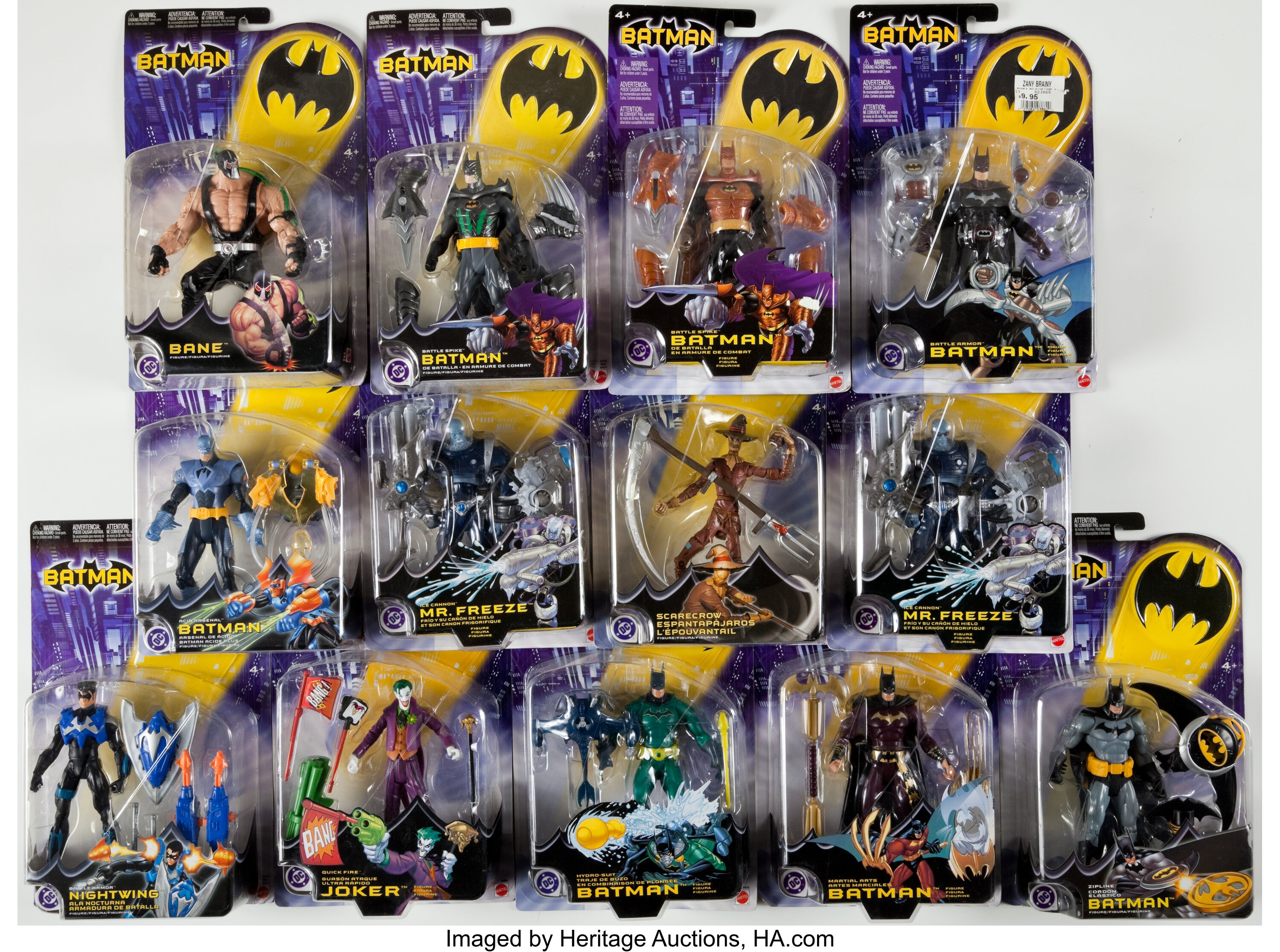 Batman mattel outlet action figures