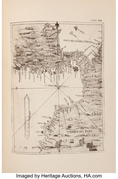 Alonso de Santa Cruz. Die Karten von Amerika. Innsbruck 1908