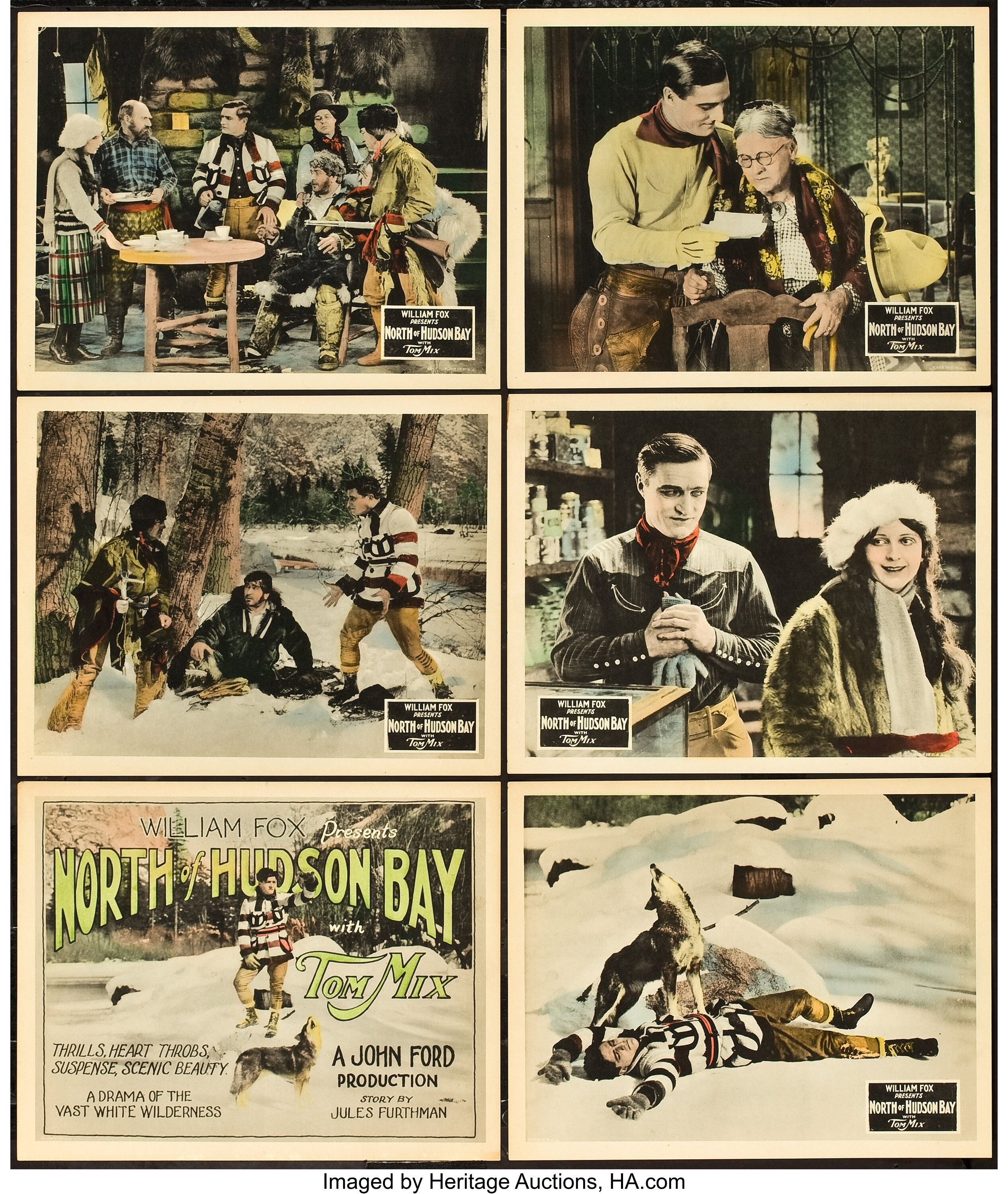 North of Hudson Bay (Fox, 1923). Title Lobby Card and Lobby Cards | Lot ...