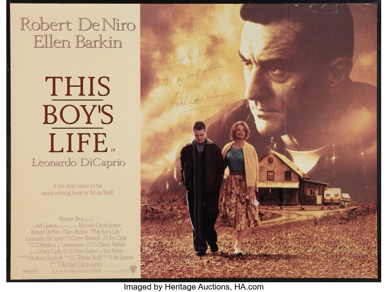 This Boy S Life Warner Brothers 1993 Autographed British Quad Lot Heritage Auctions