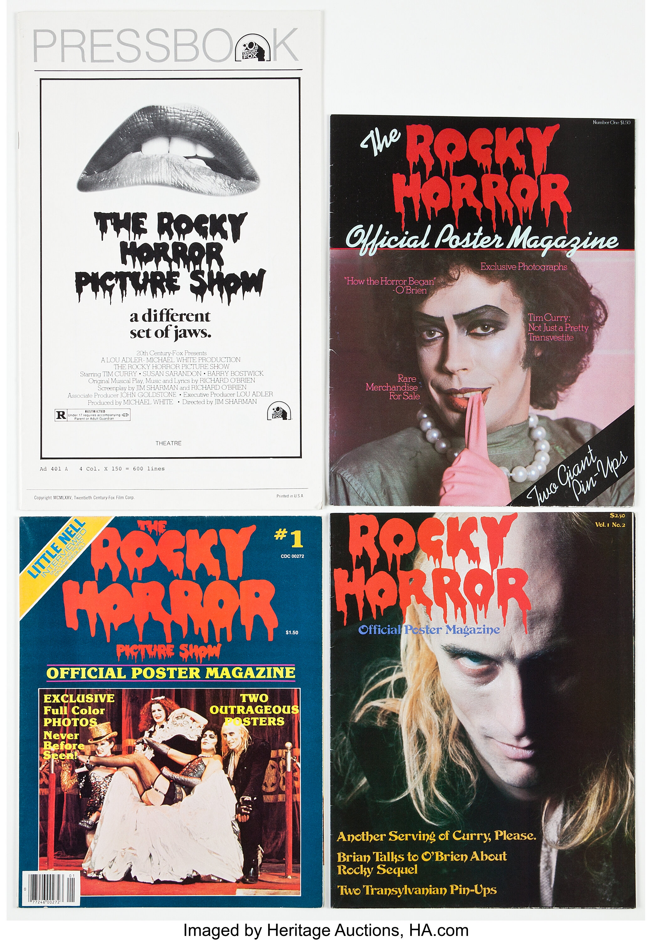 tim curry rocky horror poster