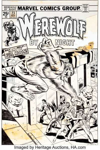 Werewolf By Night # 18 Vintage June 1974