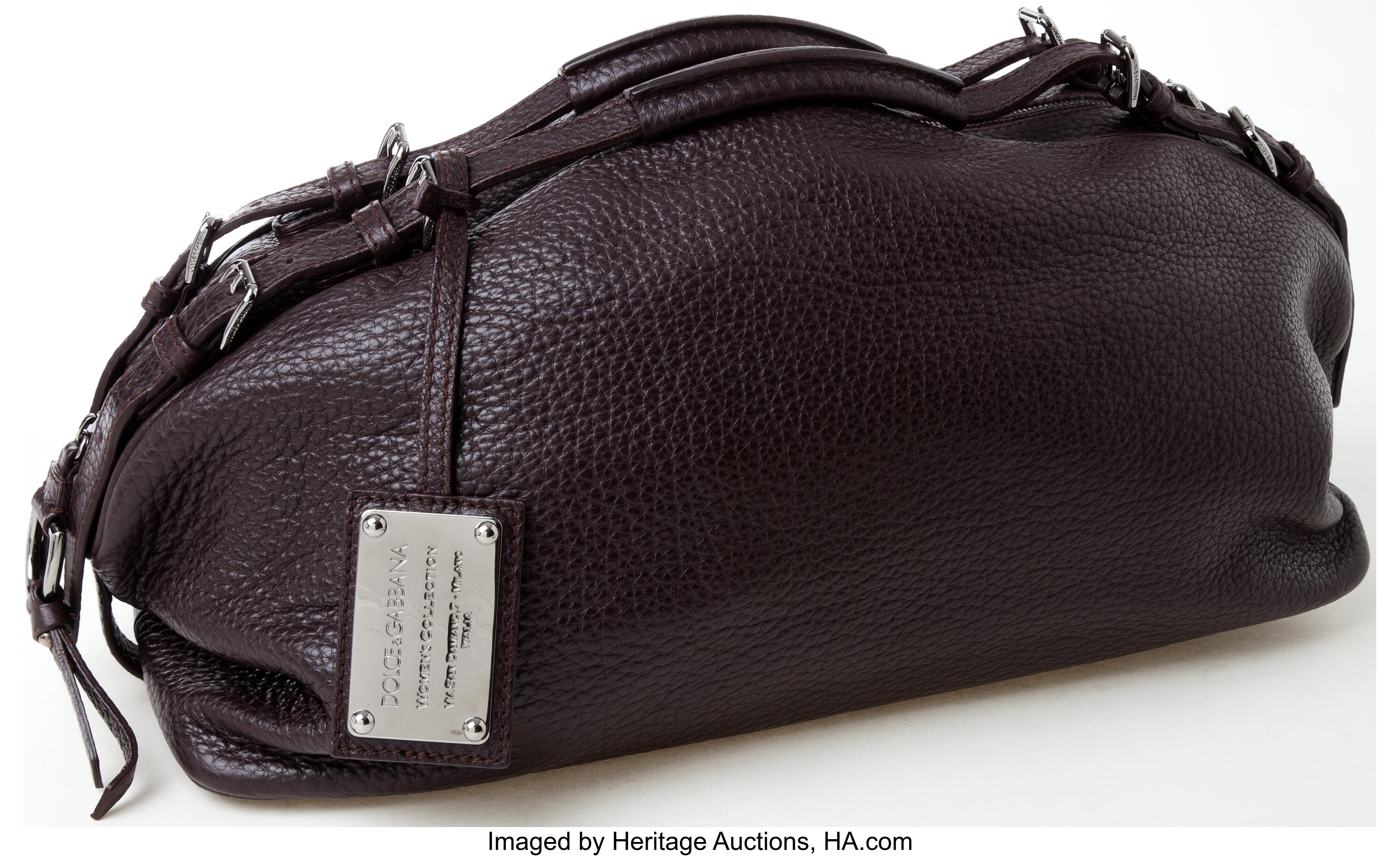 Heritage Vintage: Dolce and Gabbana Brown Leather Bag. ... Luxury | Lot  #76005 | Heritage Auctions