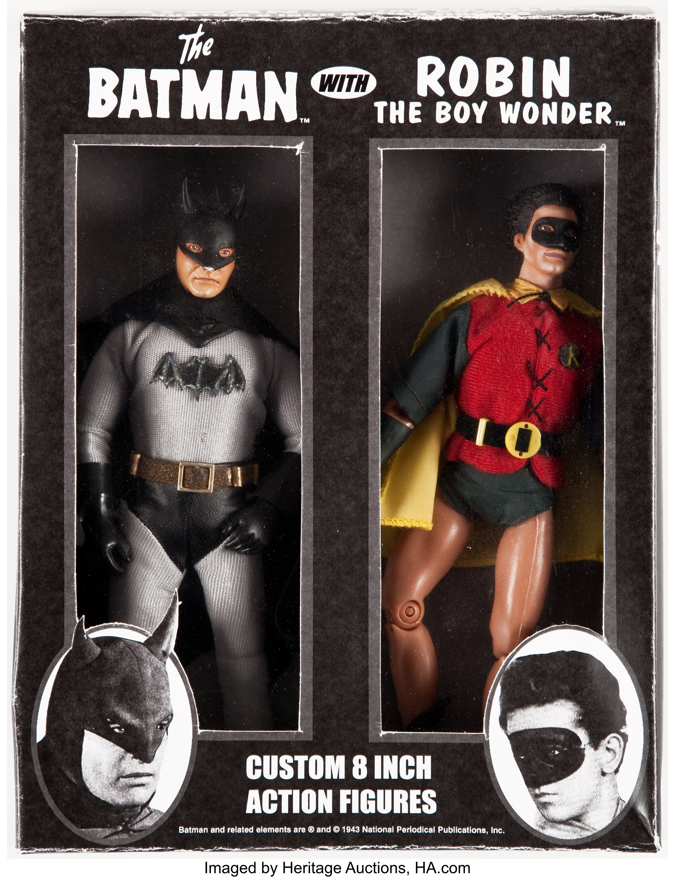 Batman and Robin 1949 Serial Action Figure Group (undated).... | Lot #10739  | Heritage Auctions