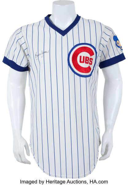 Lot Detail - 1980 Bruce Sutter Chicago Cubs Game-Used Home Pinstripe Jersey