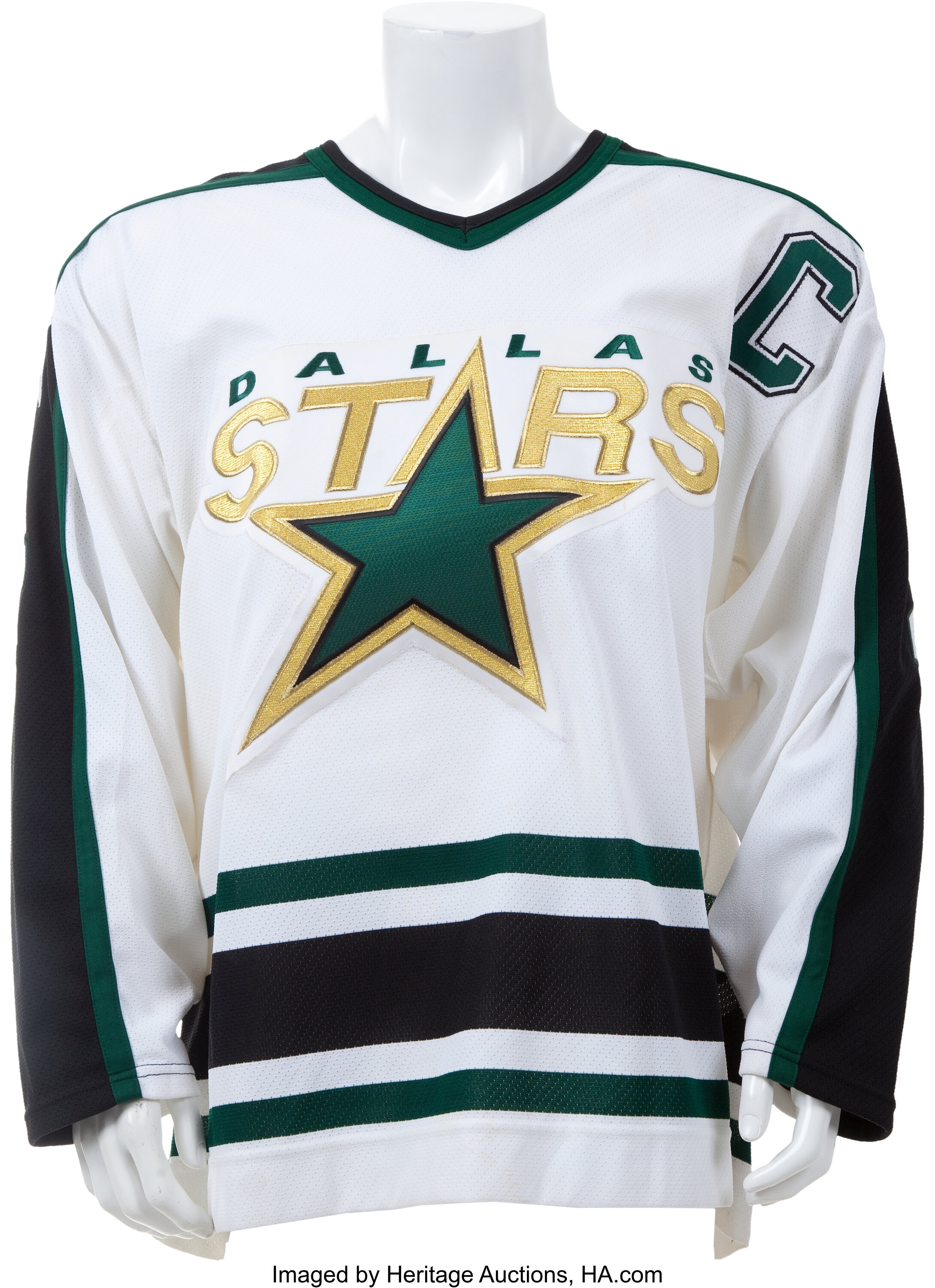 1999 Dallas Stars Derian Hatcher Authentic Orange Shield Jersey w/ Stanley  Cup Patch Size 56 : r/hockeyjerseys