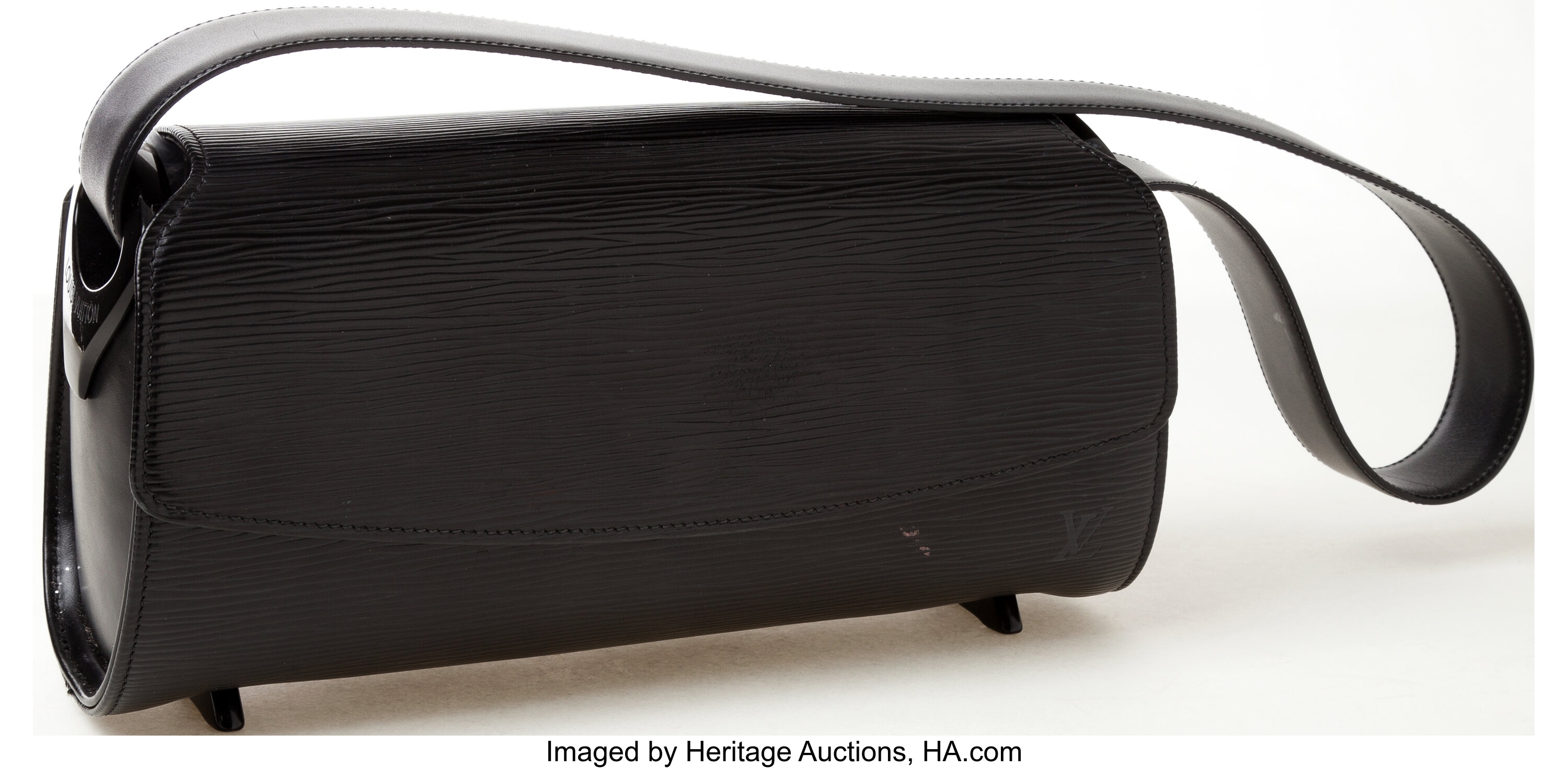 Heritage Vintage: Louis Vuitton Black Epi Leather Nocturne Clutch