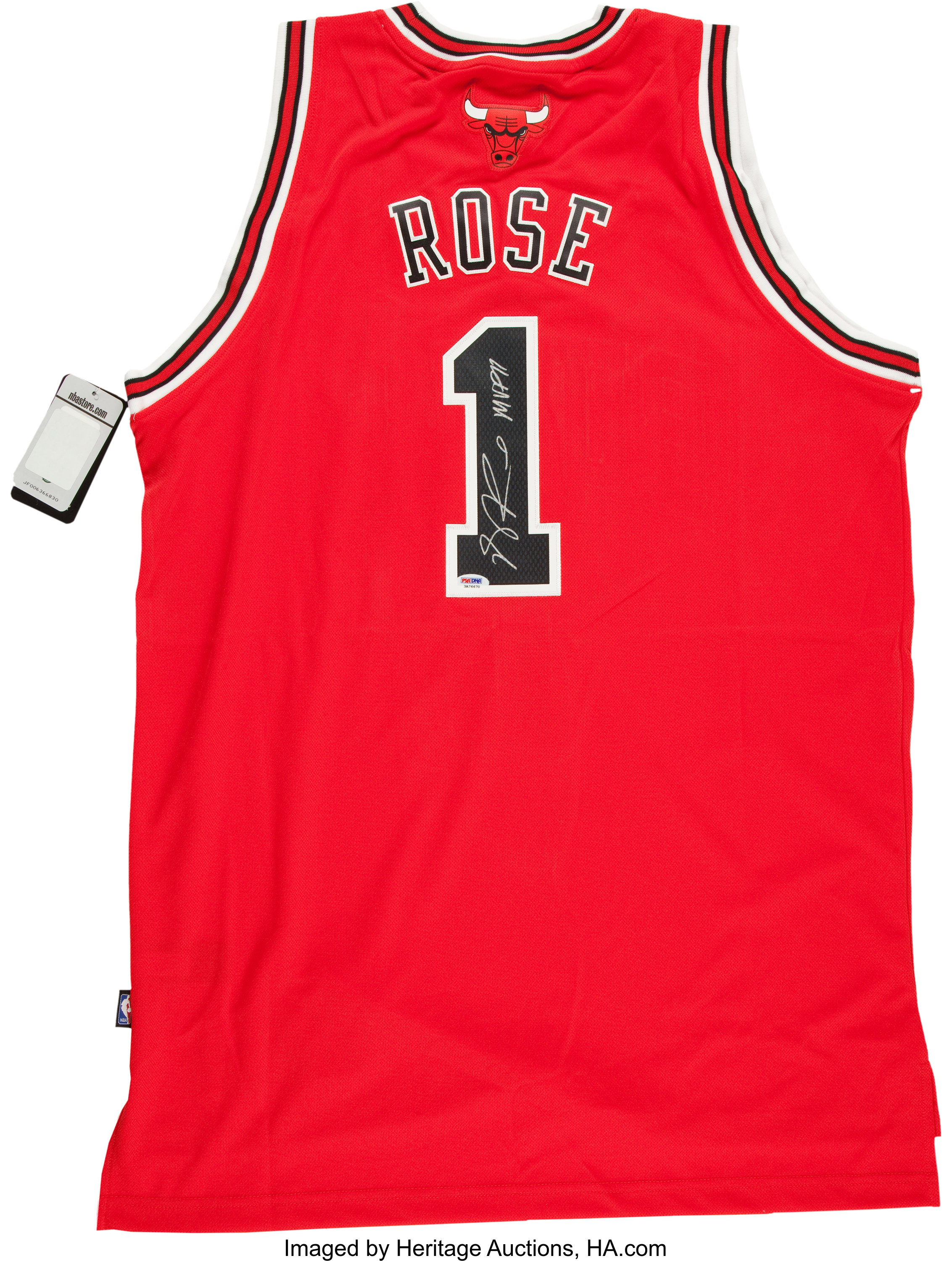 Derrick Rose autographed Jersey (Chicago Bulls)