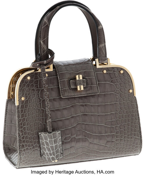 Yves Saint Laurent, Bags, Ysl Black Beautiful Small Crocodile Bag