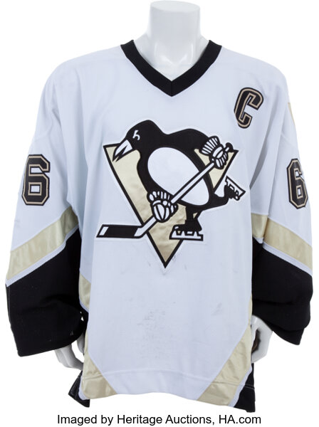 NHL Pittsburgh Penguins 2005-06 uniform and jersey original art – Heritage  Sports Art