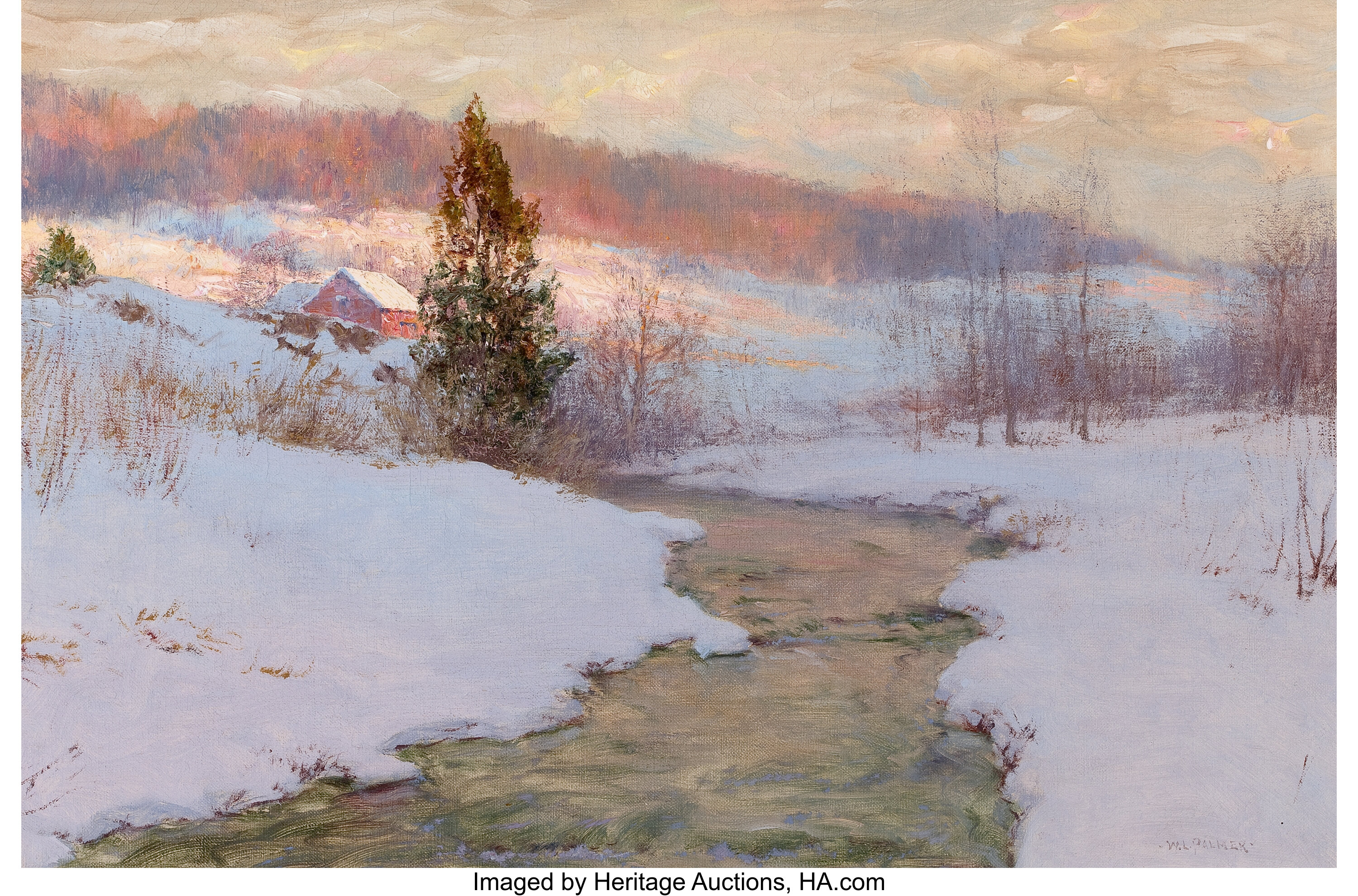 Walter Launt Palmer American 1854 1932 Upland Stream 1904