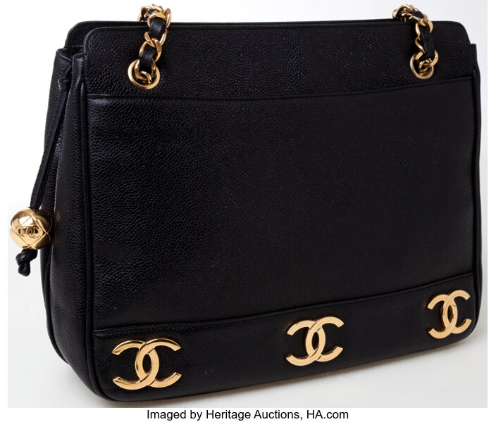 chanel soho disco bag black