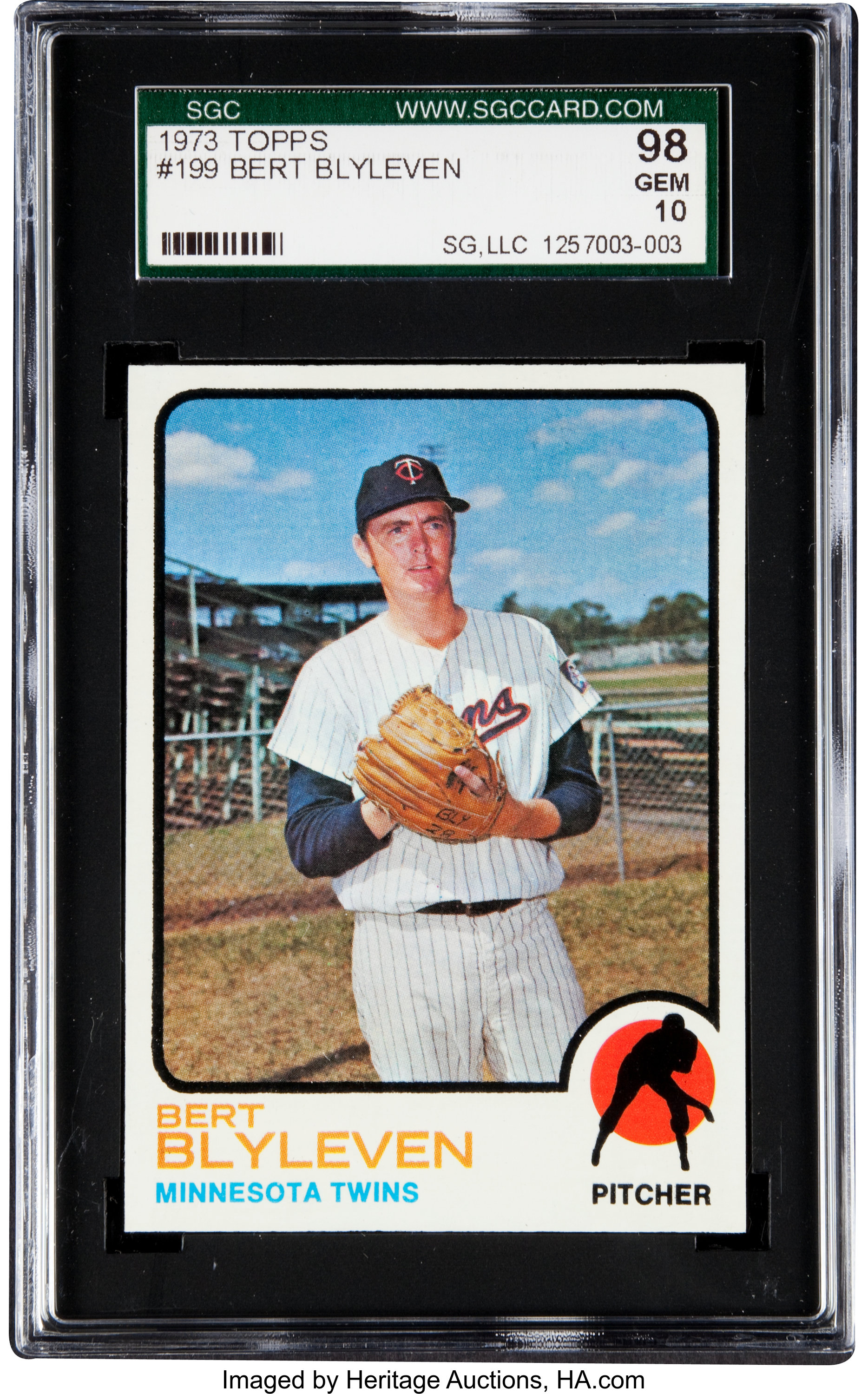 At Auction: Vintage Bert Blyleven baseball card