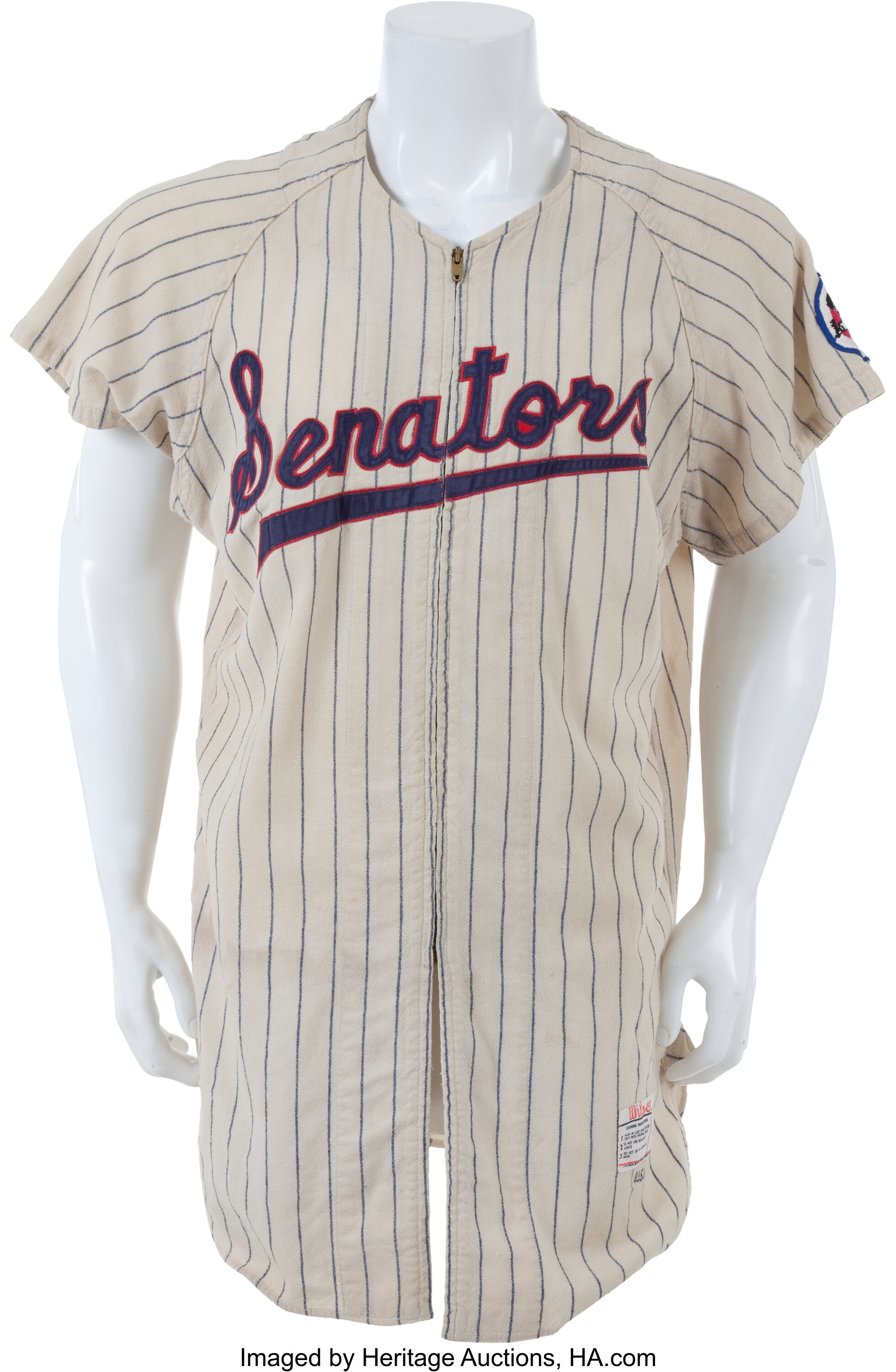 HARMON KILLEBREW 1960 SIGNED WASHINGTON SENATORS UNIFORM