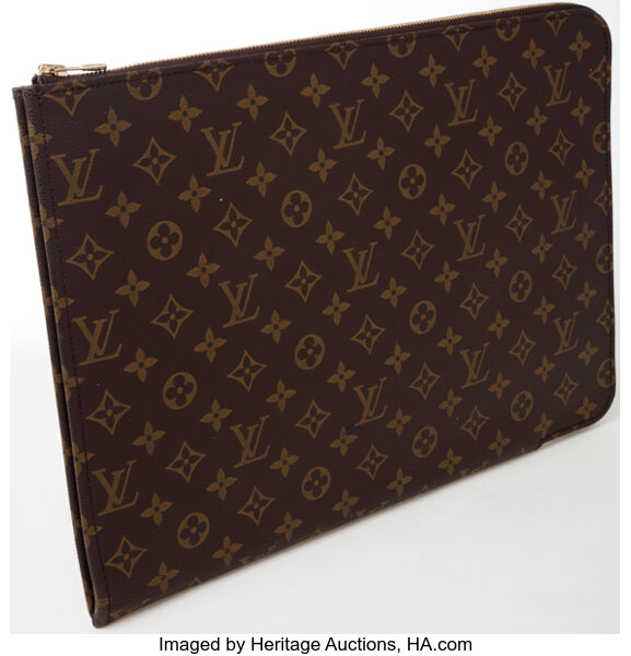 Sold at Auction: Louis Vuitton - a vintage Monogram zipped travel wallet.