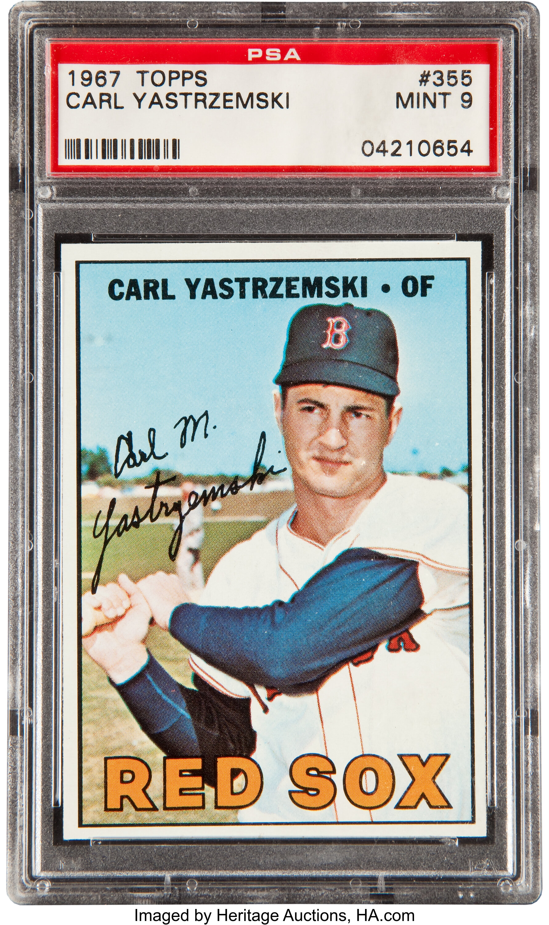 1967 CARL YASTRZEMSKI Print Boston Red Sox Vintage Baseball 