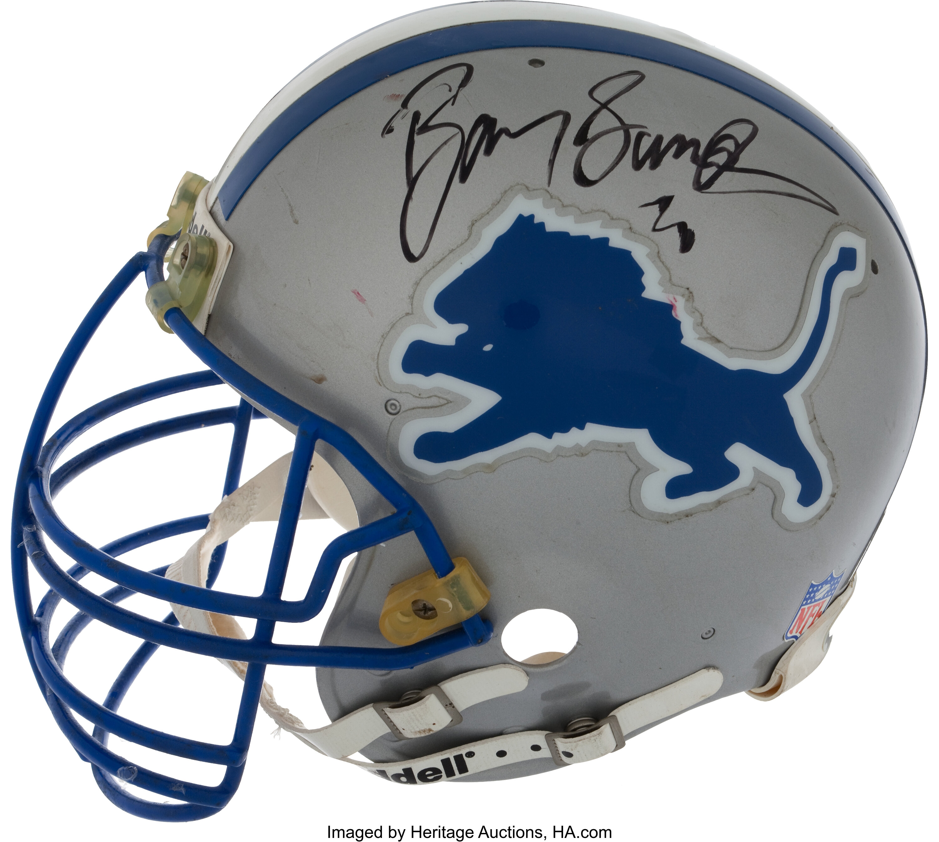 Detroit Lions 1962-68 TK Helmet