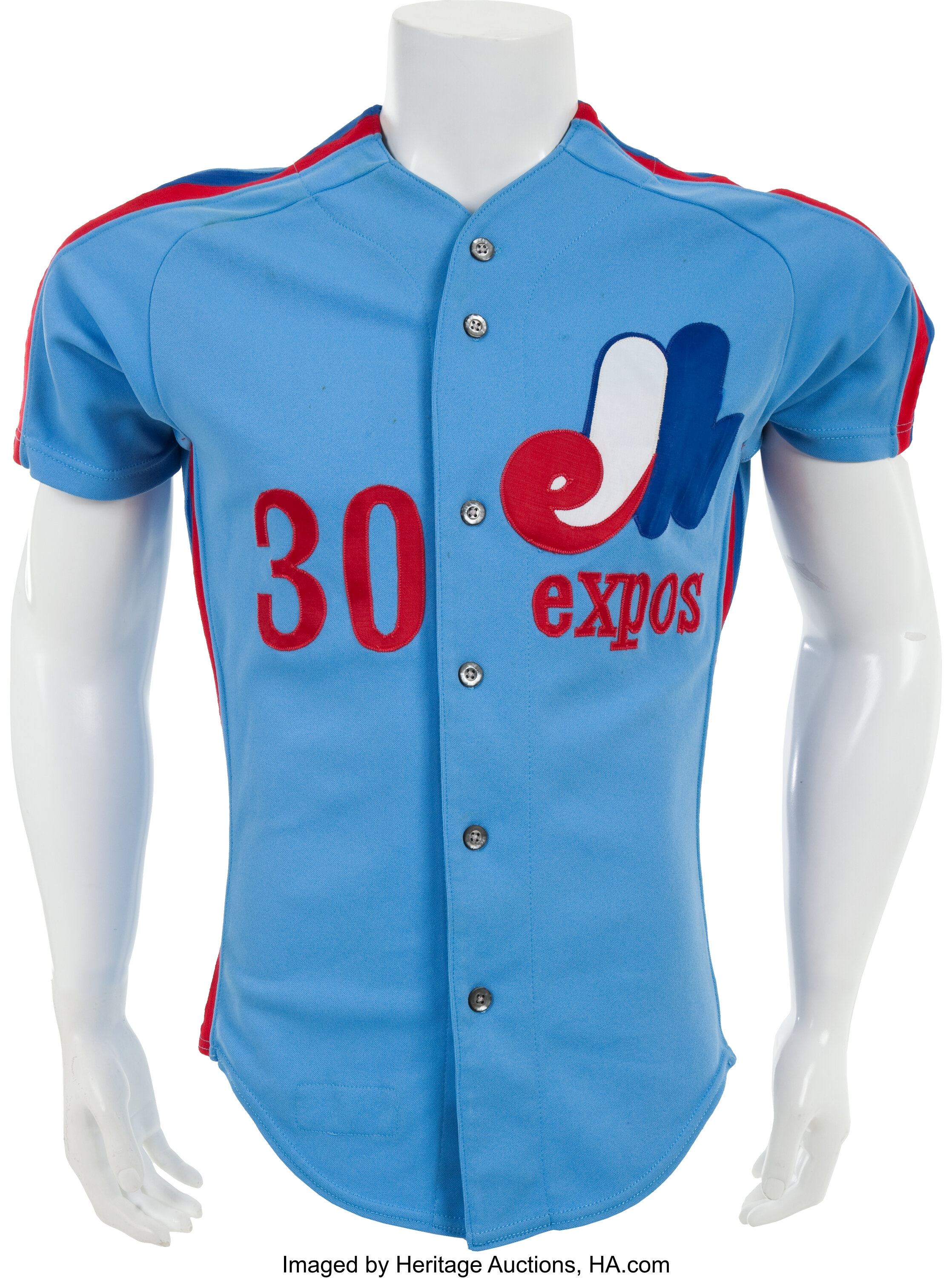 1980 Tim Raines Game Worn Montreal Expos Jersey.  Baseball