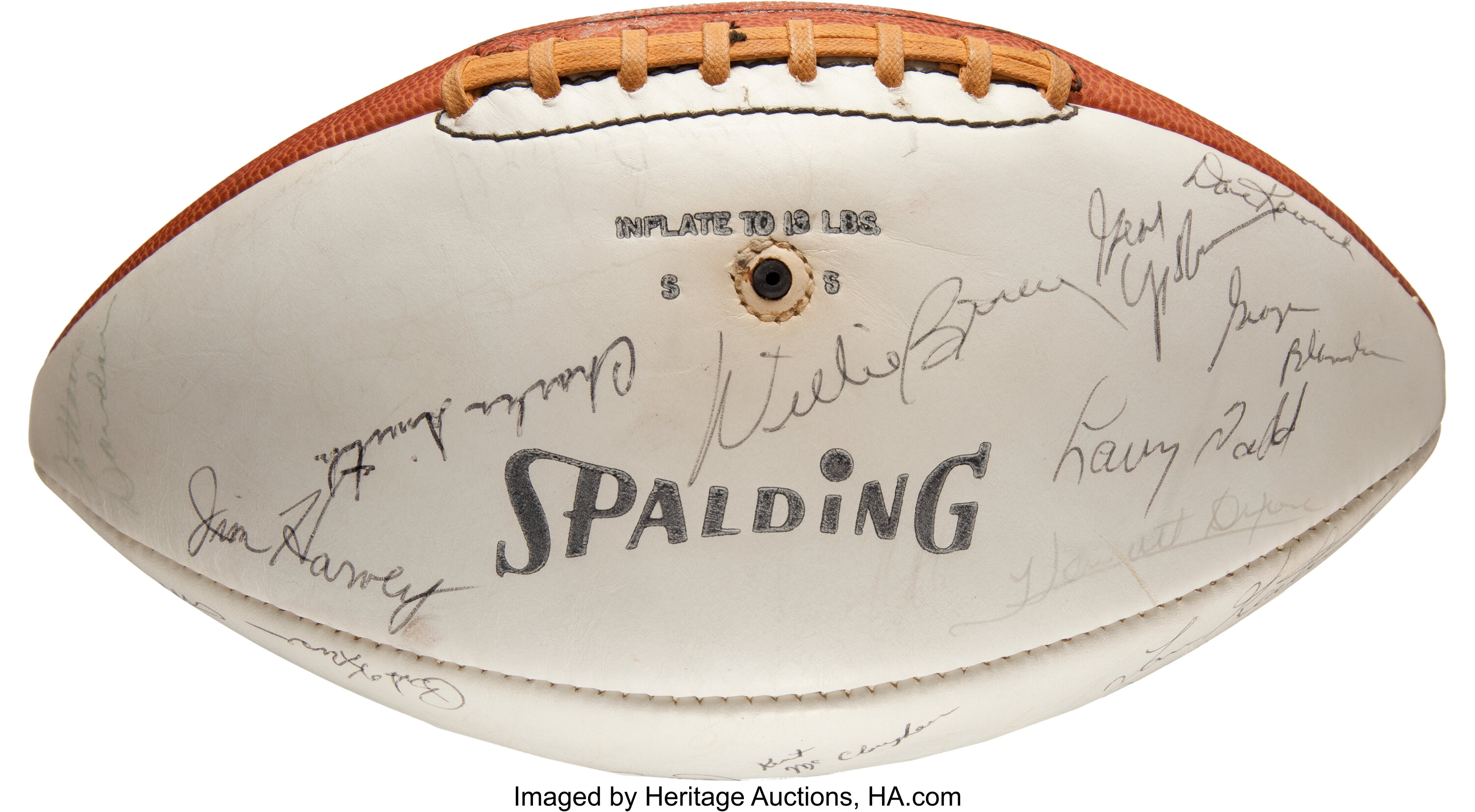 1968 Oakland Raiders Team Signed Football Football Collectibles