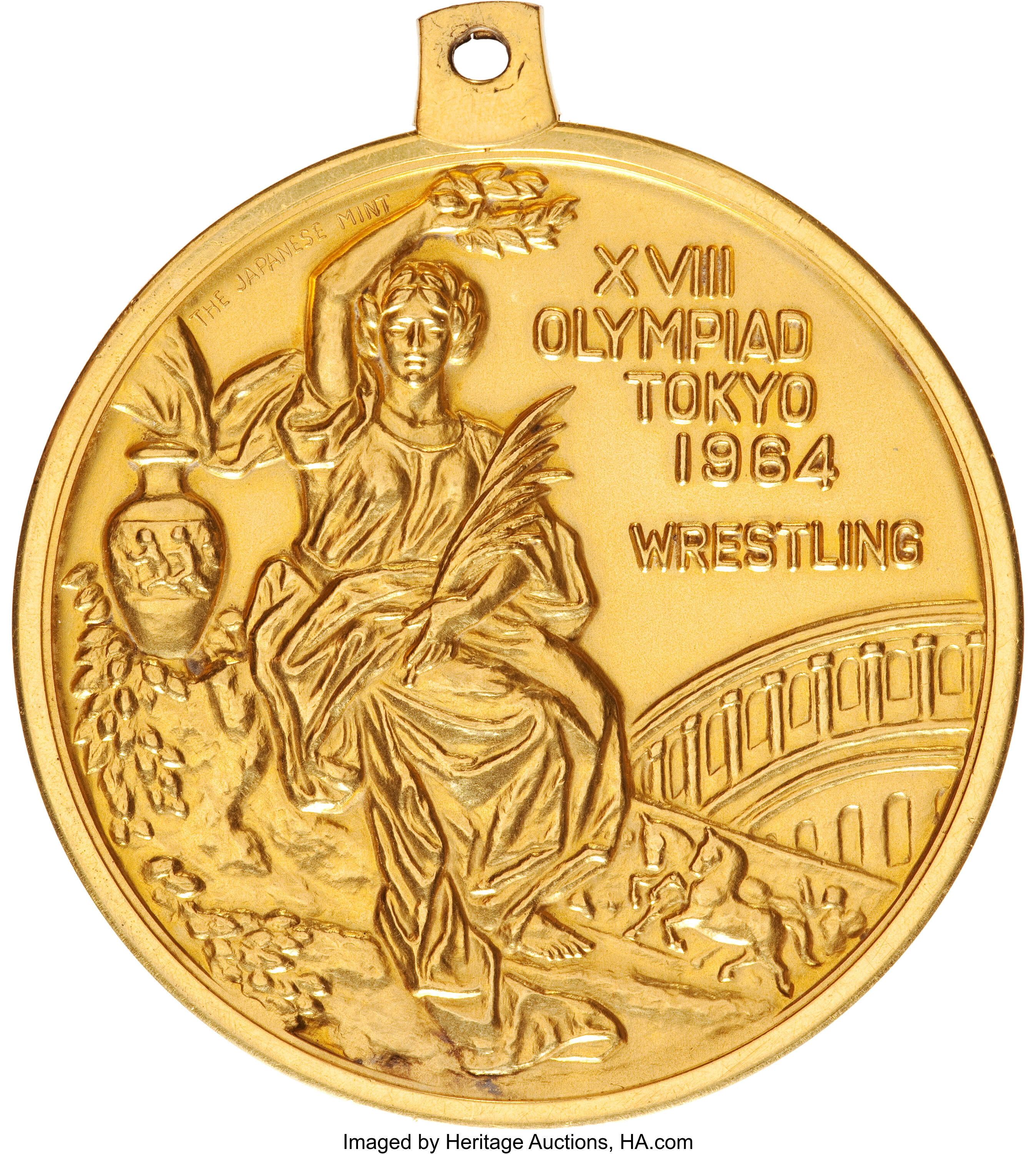 1964 Tokyo Olympic Games Wrestling Gold Medal. Miscellaneous 