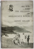 Henry Miller. INSCRIBED. Big Sur and the Oranges of Hieronymus