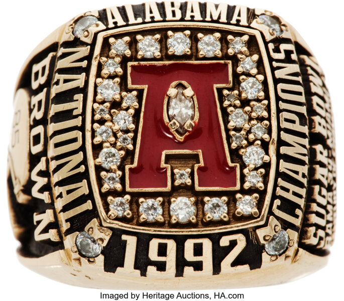 Alabama crimson tide championship rings online