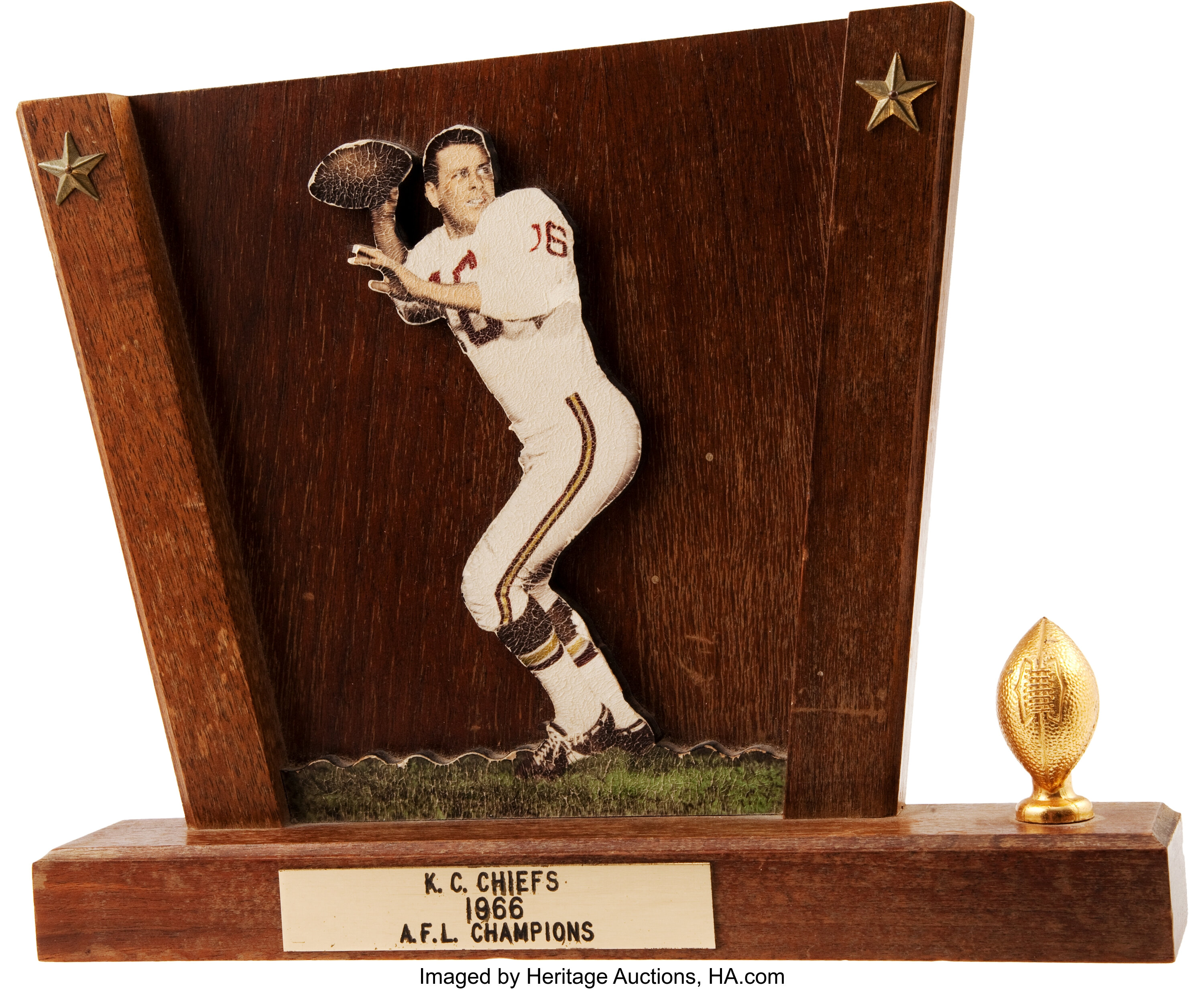 Lot Detail - Len Dawson Kansas City Chiefs 1966 Super Bowl I AFL