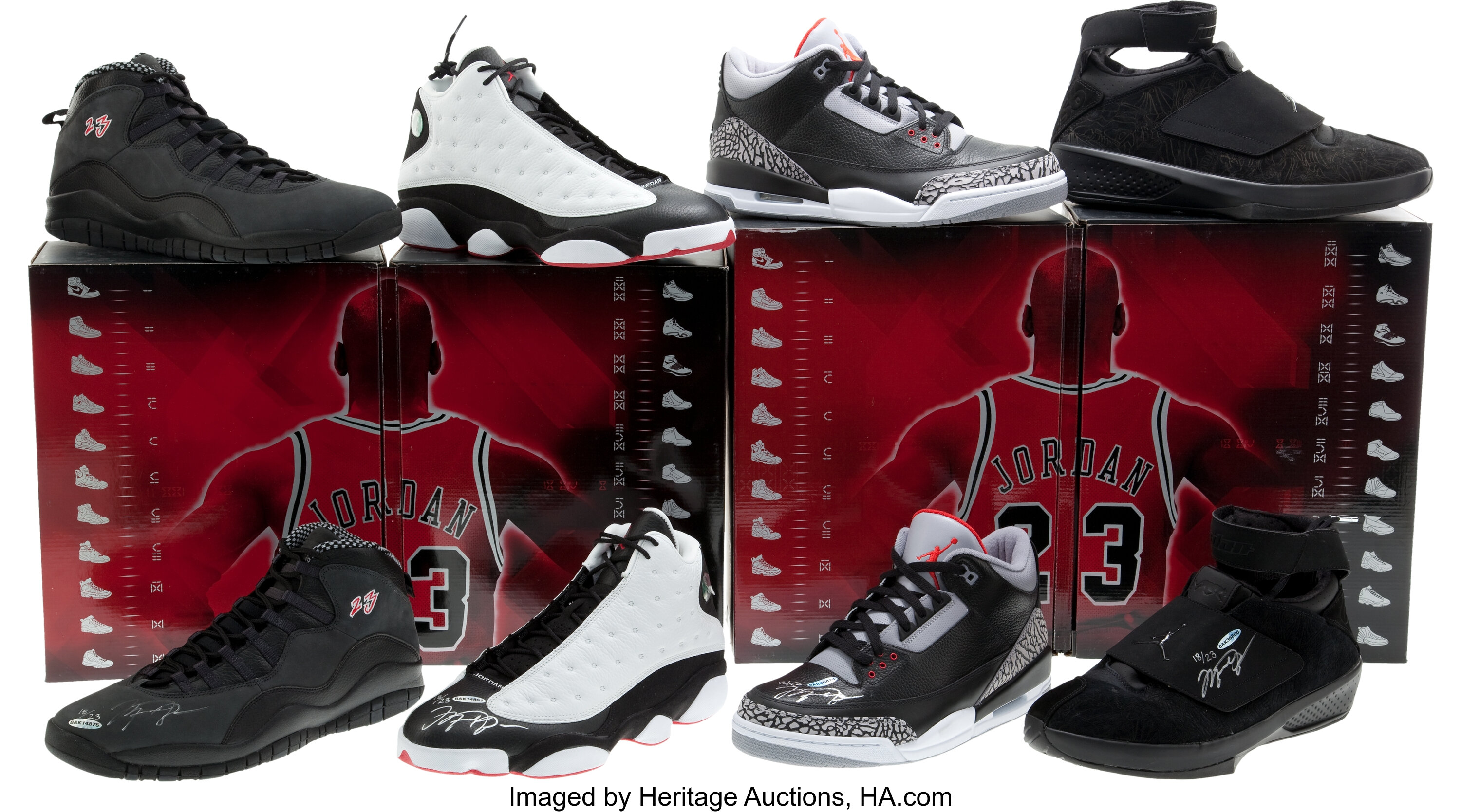 Michael Jordan Air Jordan Countdown Pack Collezione With Four UDA | Lot #81639 | Heritage