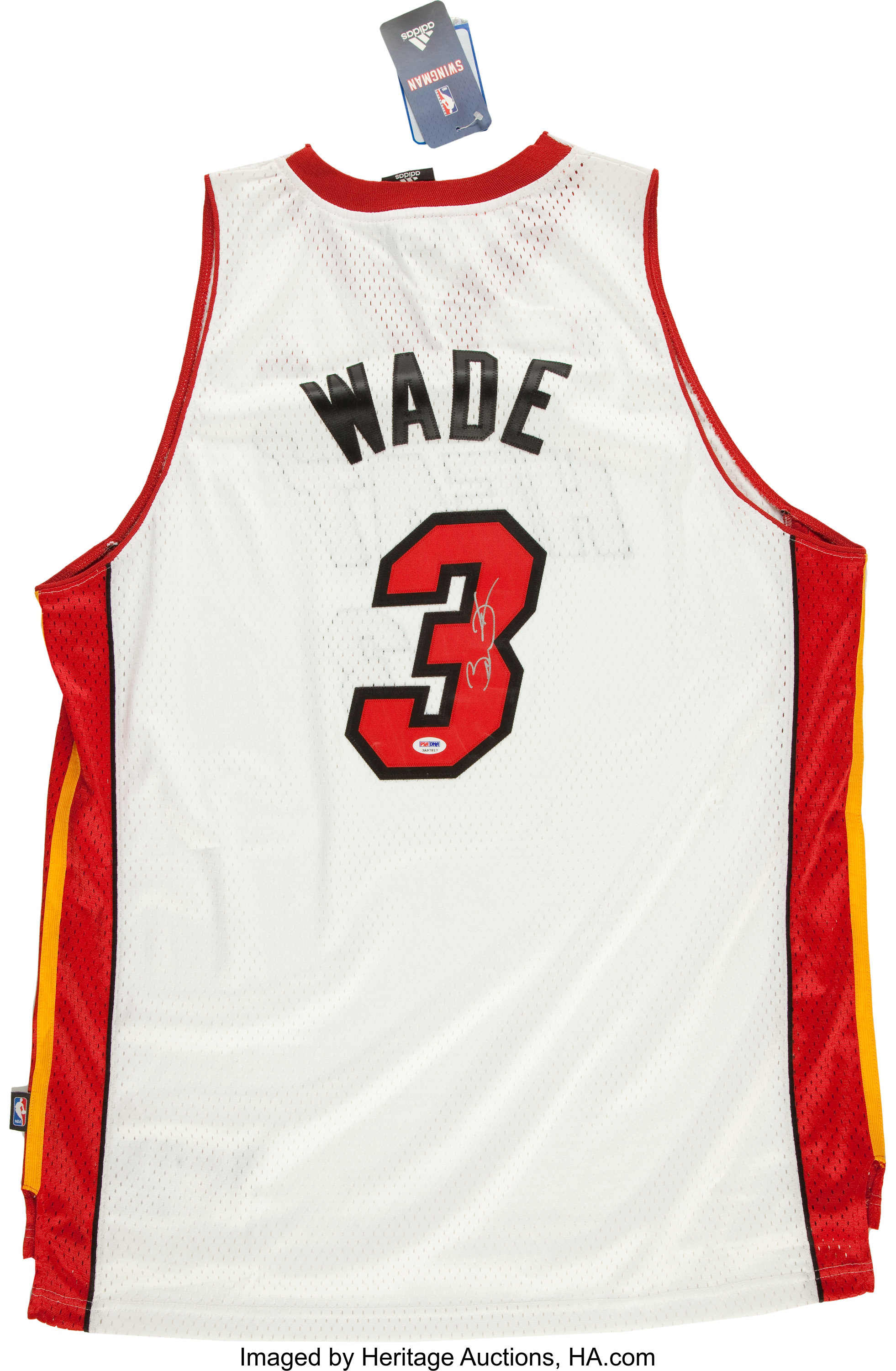 Dwyane Wade Signed Miami Heat Jersey. ... Basketball Collectibles | Lot ...