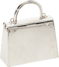 Hermes Kelly 15 Bag Sterling Silver Vintage Limited Edition Chaine D'A –  Mightychic