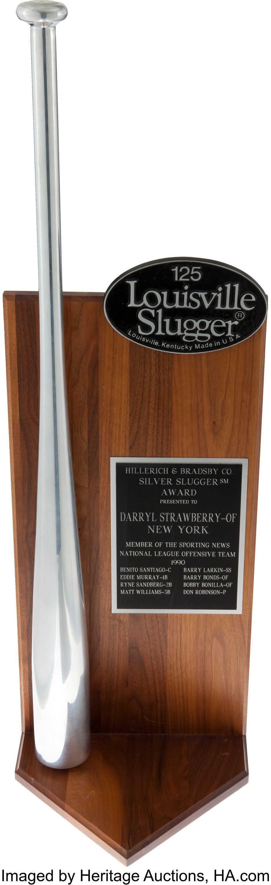 Darryl Strawberry Game Used Louisville Slugger Professional Model