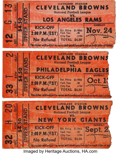 browns tickets sunday