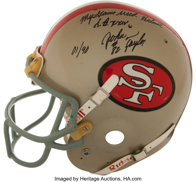 Lot Detail - 1980s San Francisco 49ers Game-Used Helmet Attributed