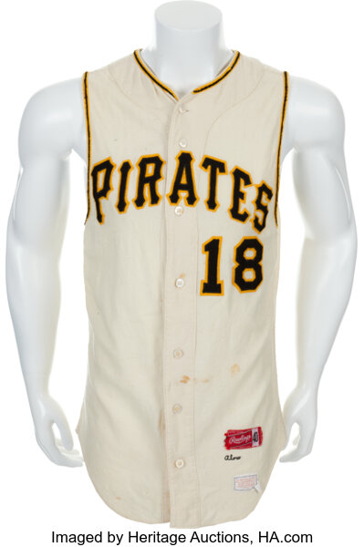 1968 Matty Alou Game Worn Pittsburgh Pirates Jersey. Baseball Lot 81537 Heritage Auctions