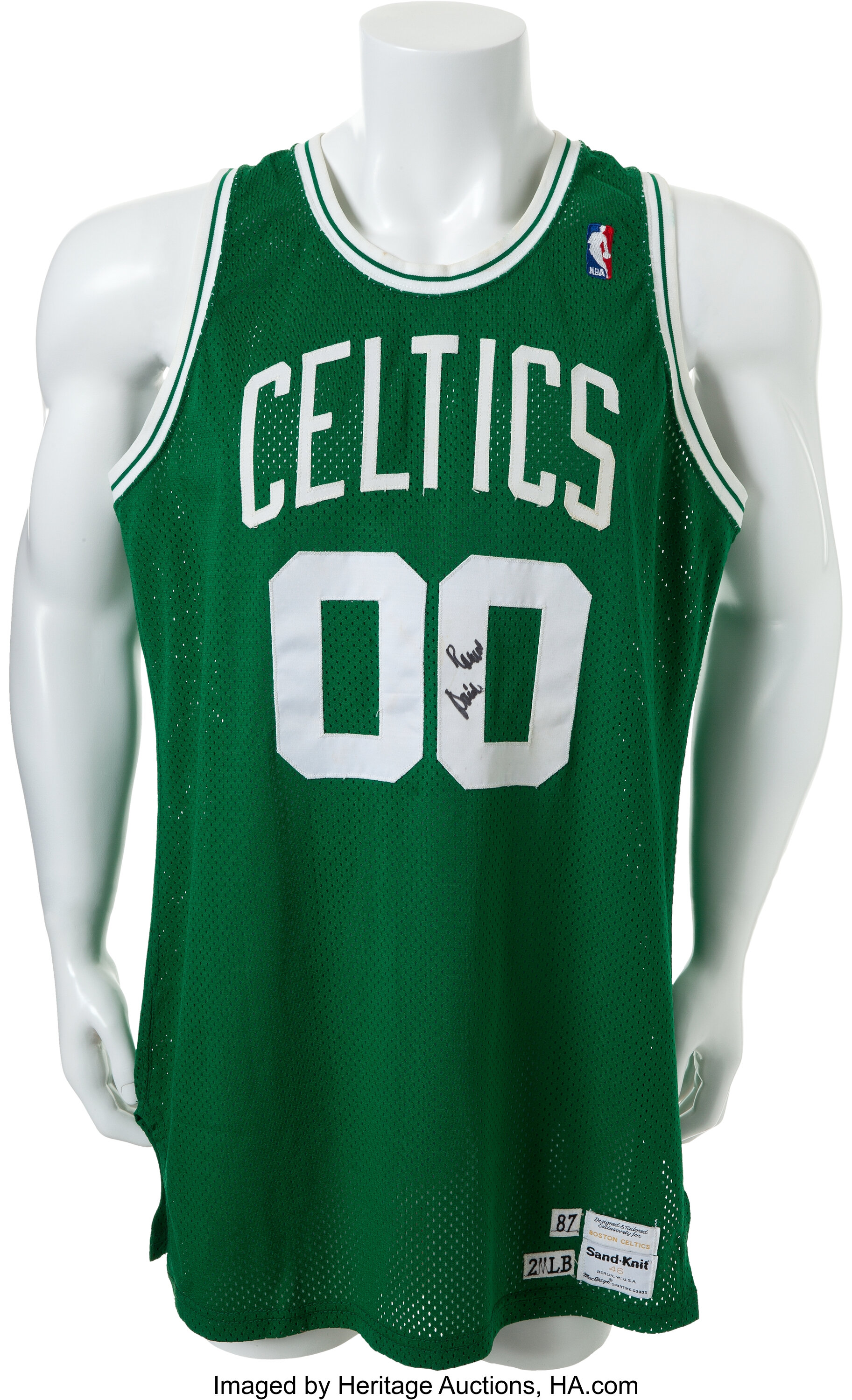 1990 Kevin McHale Game Worn Signed Boston Celtics Warm Up, Lot #81656