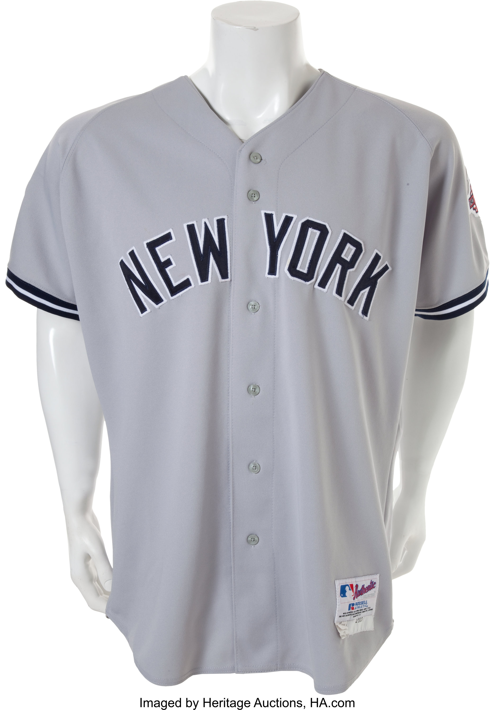 Mariano Rivera New York Yankees 2003 Away Baseball Throwback 