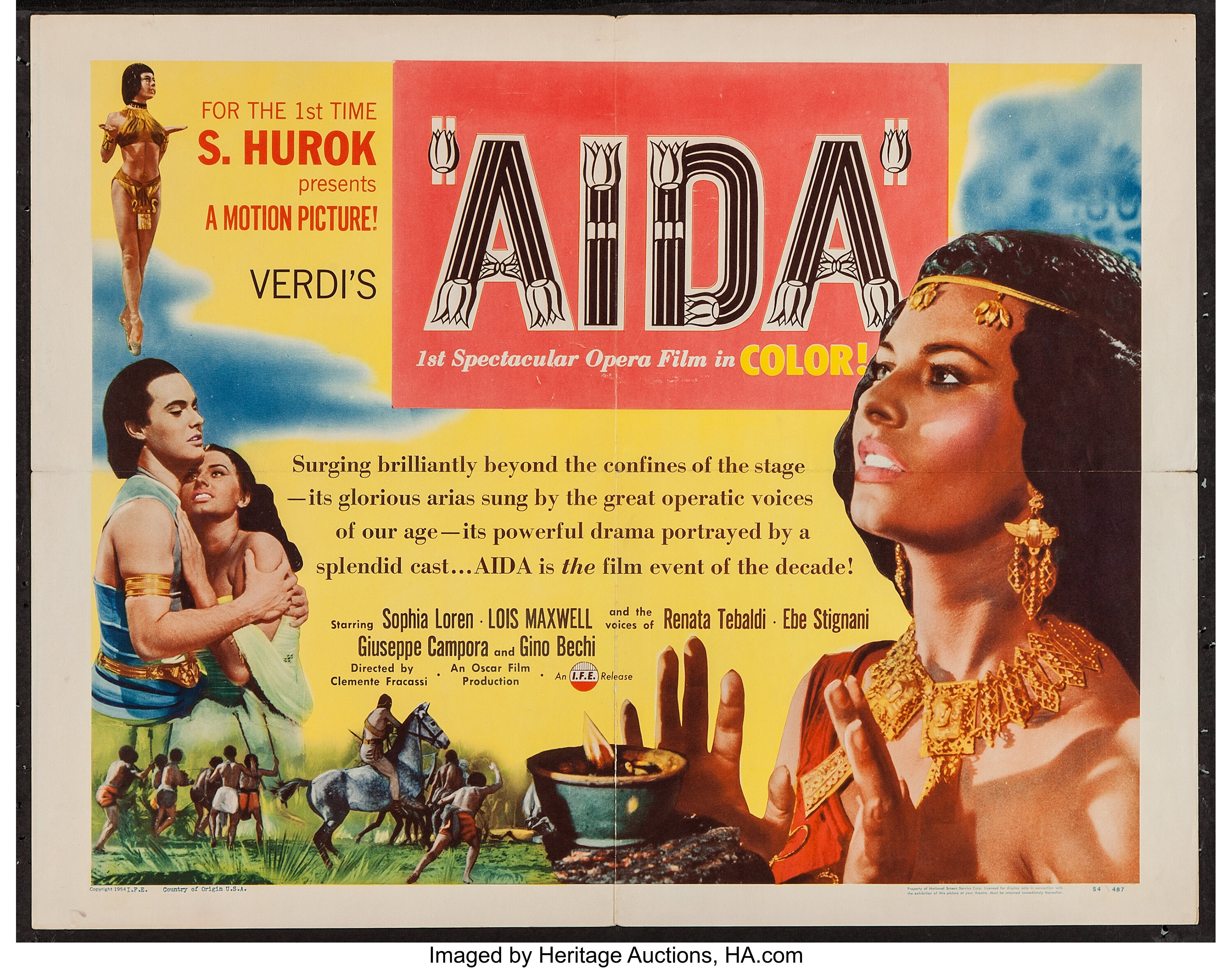 Aida & Other Lot (IFE Releasing, 1954). Half Sheet (22