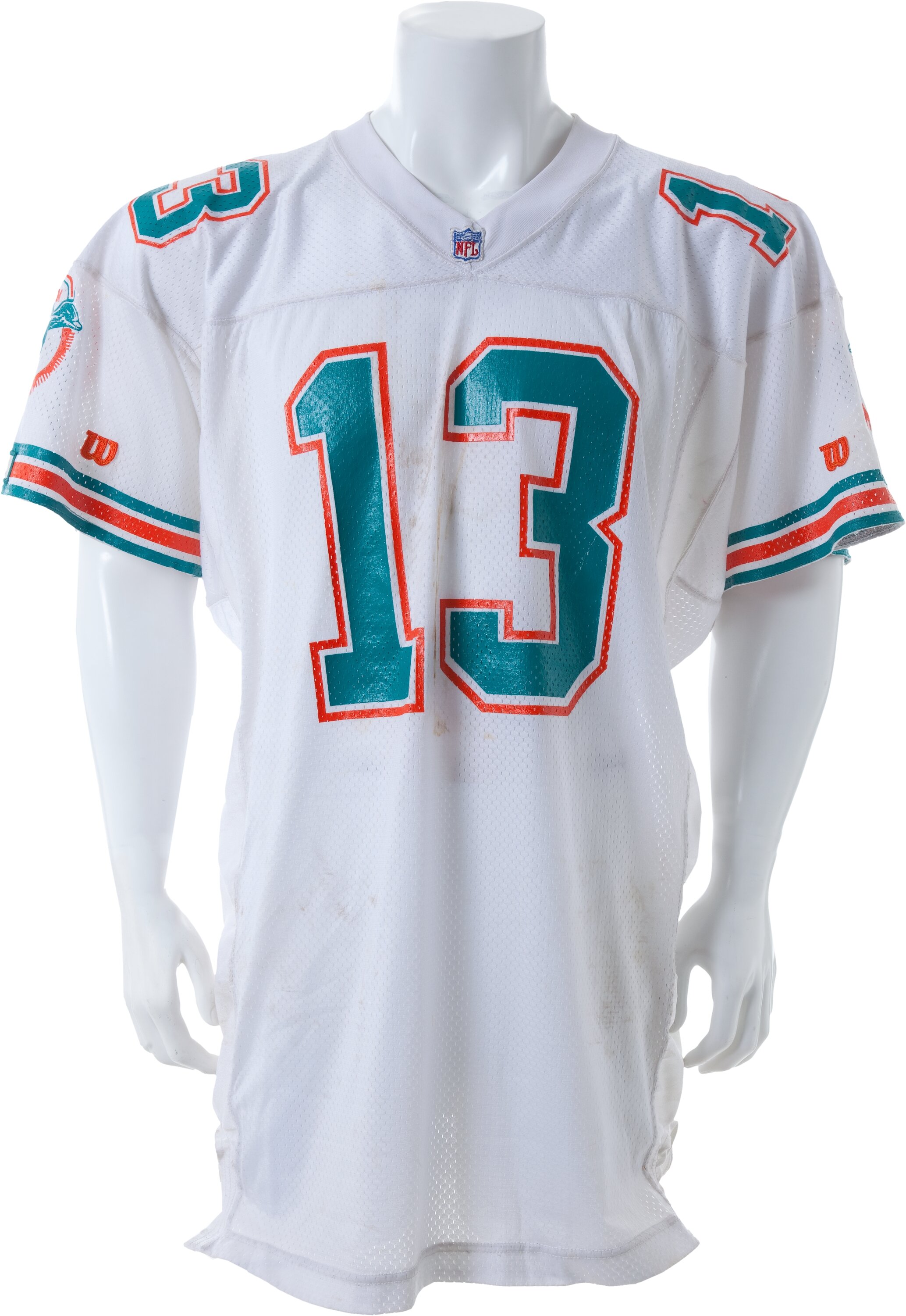 Circa 1995 Dan Marino Practice Worn, Signed Miami Dolphins, Lot #82266