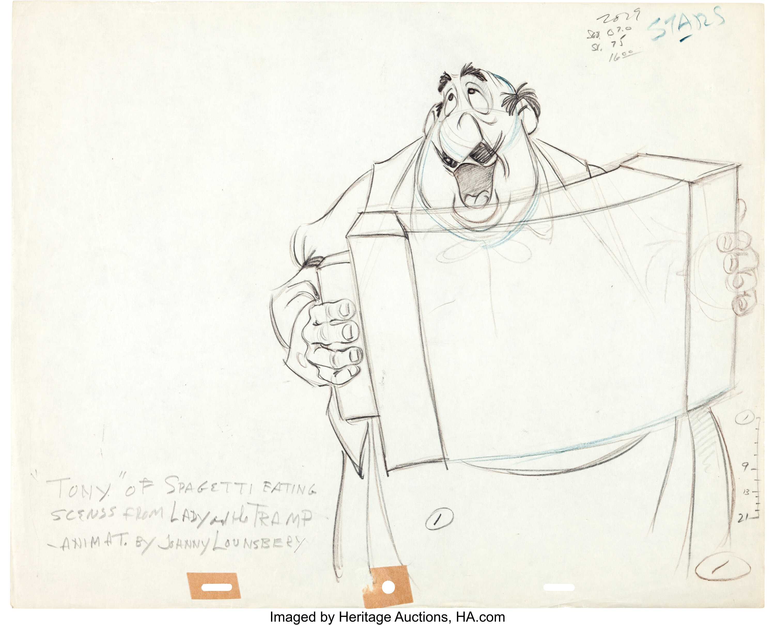 Lady and the Tramp Original Production Drawings – Choice Fine Art